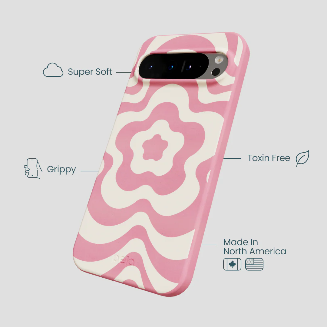 Bubblegum Pink Morning Flower Google Pixel 9 Pro XL Case - Image 3