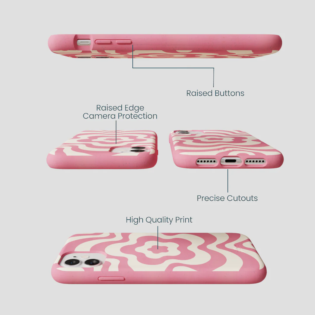 Bubblegum Pink Morning Flower iPhone 11 Case - Image 3