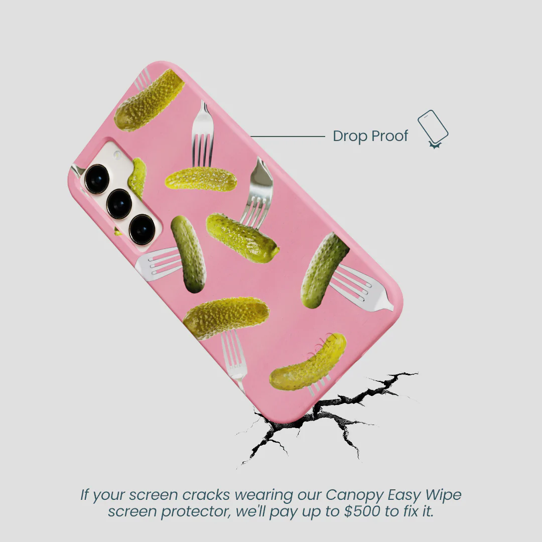 Bubblegum Pink Pickle Party Samsung Galaxy S24 Case - Image 5