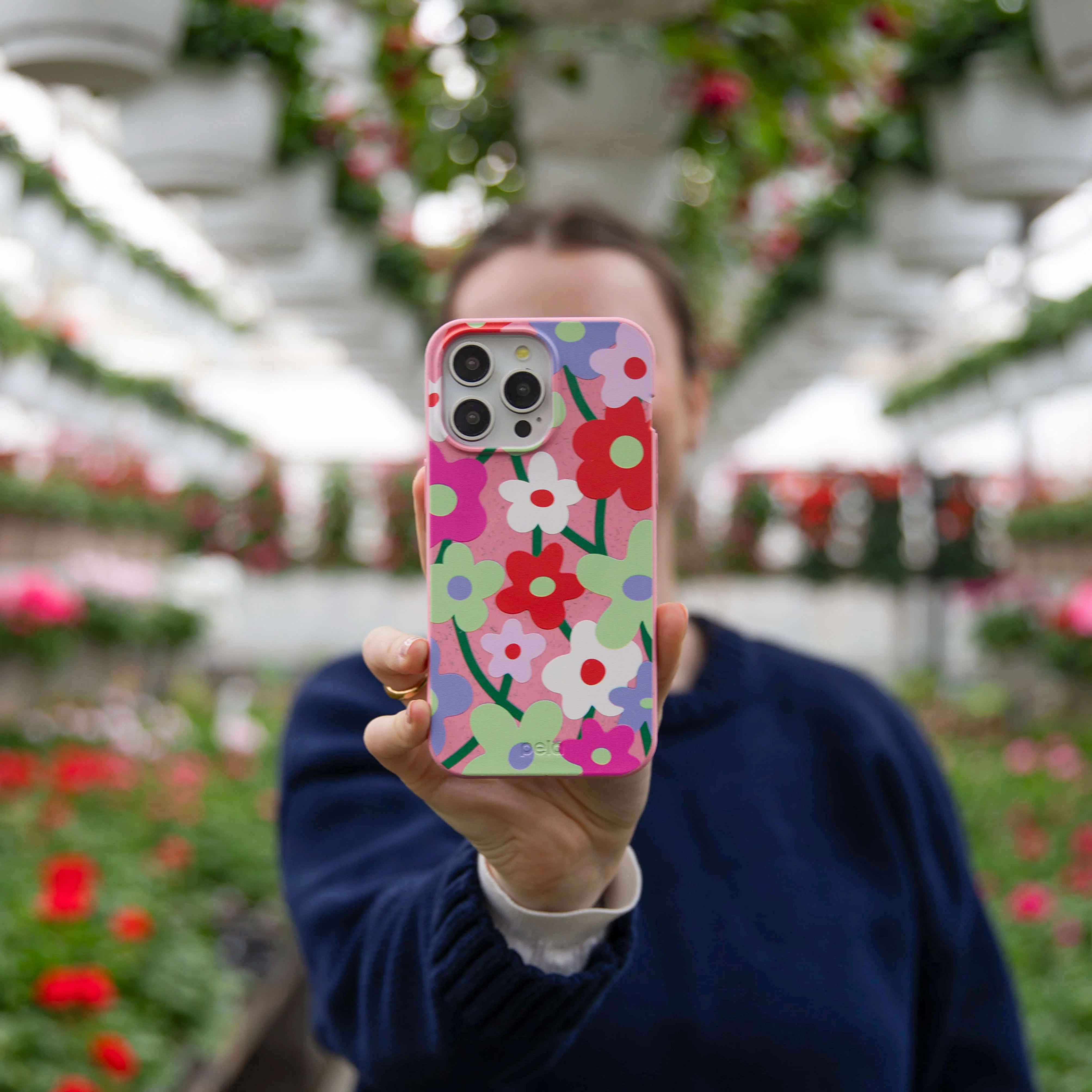Bubblegum Pink Poppy Flora Google Pixel 9a Case - Image 2