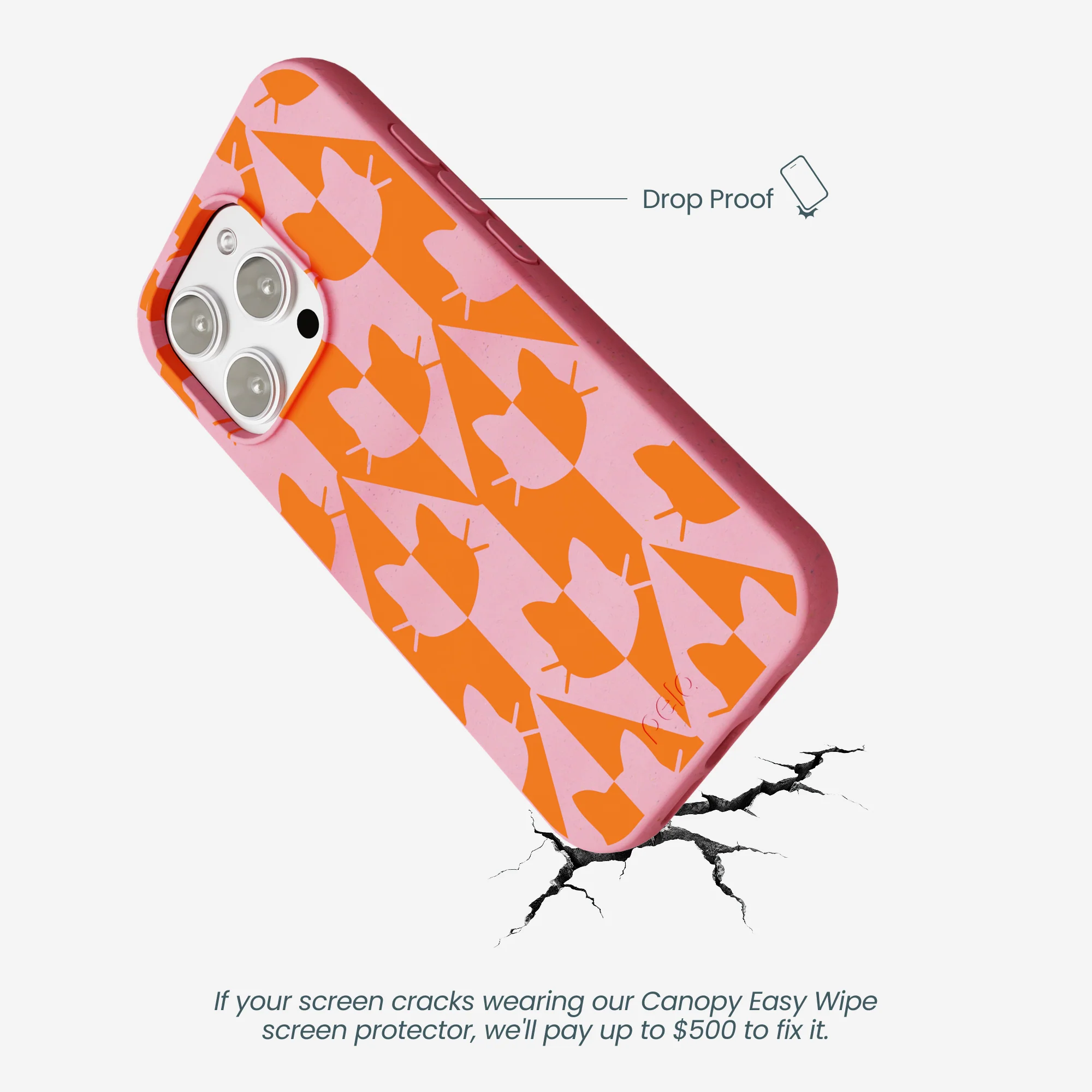 Bubblegum Pink Purr iPhone 16 Pro Max Case - Image 5