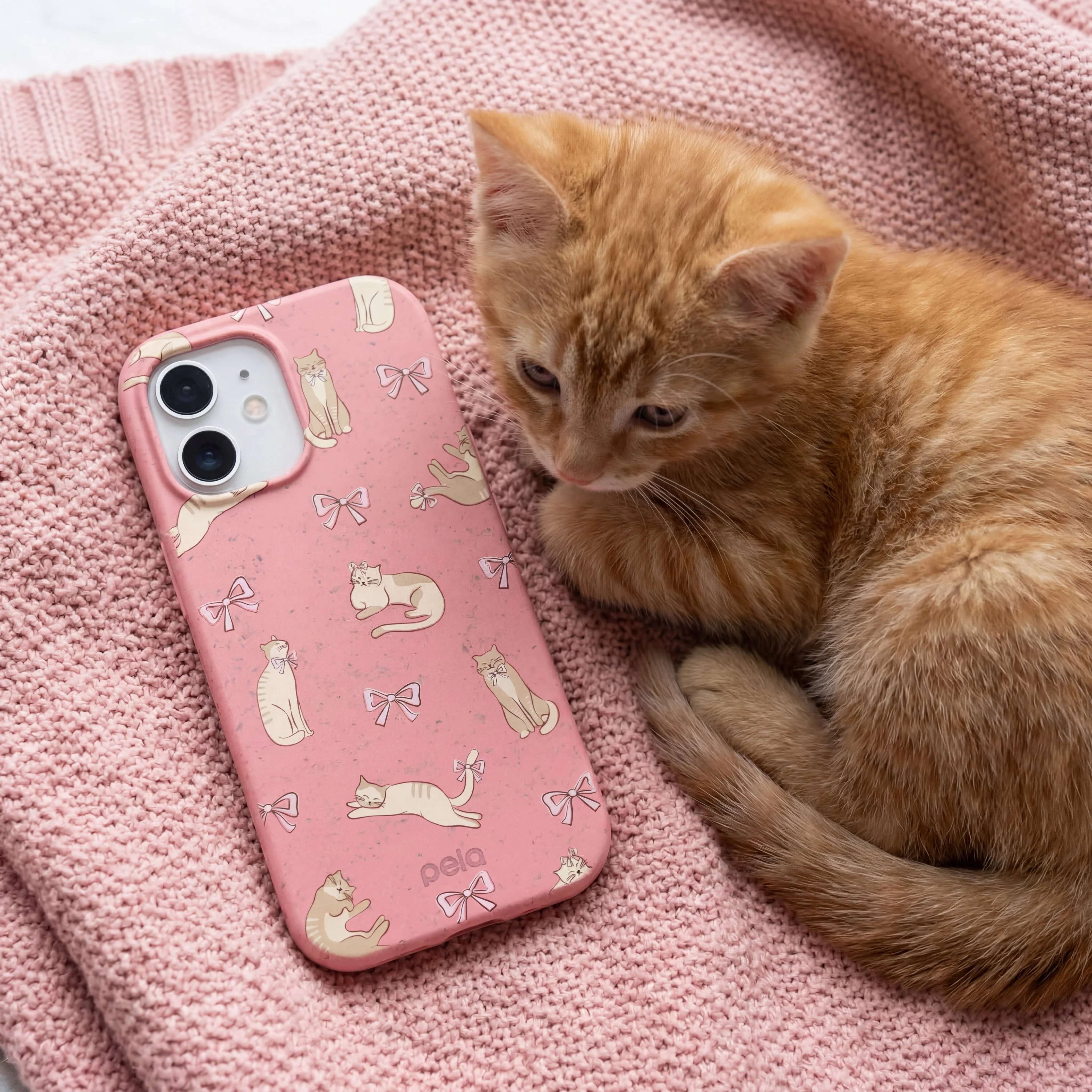 Bubblegum Pink Purrfection iPhone 17 Pro Max Case - Image 2
