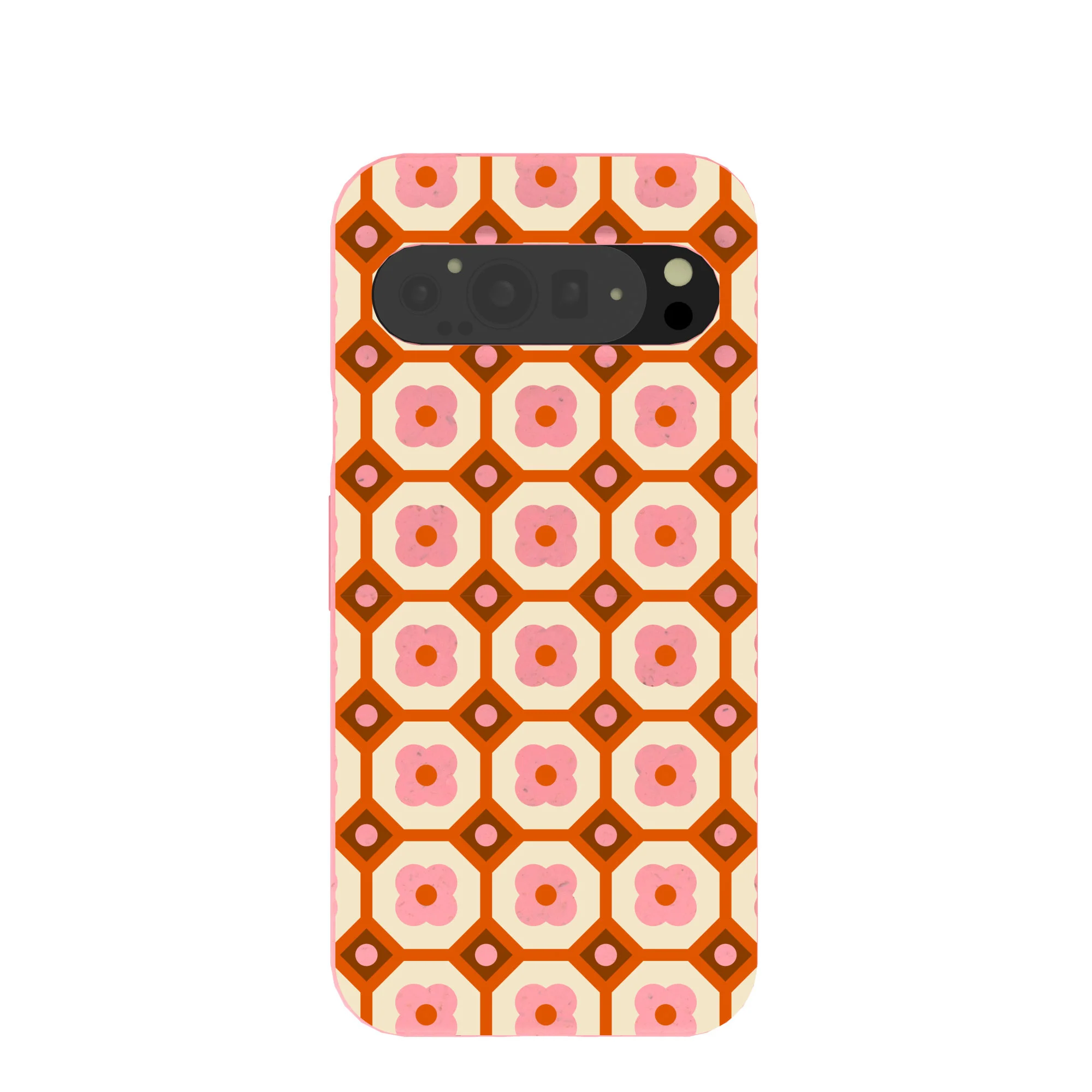 Bubblegum Pink Retro Tiles Google Pixel 9 Pro XL Case