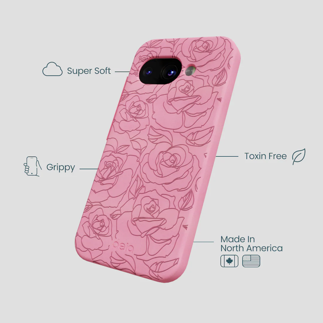 Bubblegum Pink Rosettes Google Pixel 9a Case - Image 4