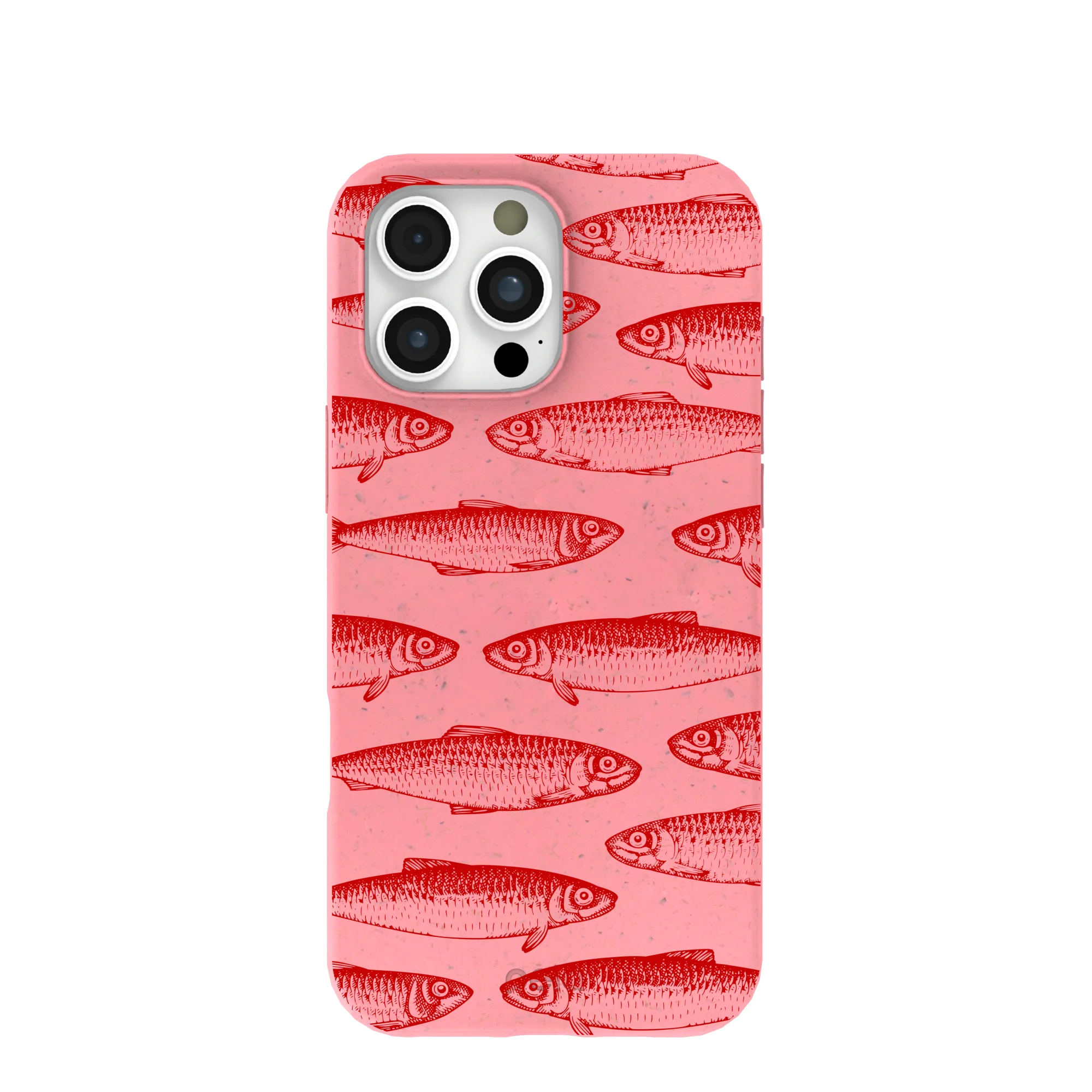 Bubblegum Pink Sardine Stream iPhone 16 Pro Max Case