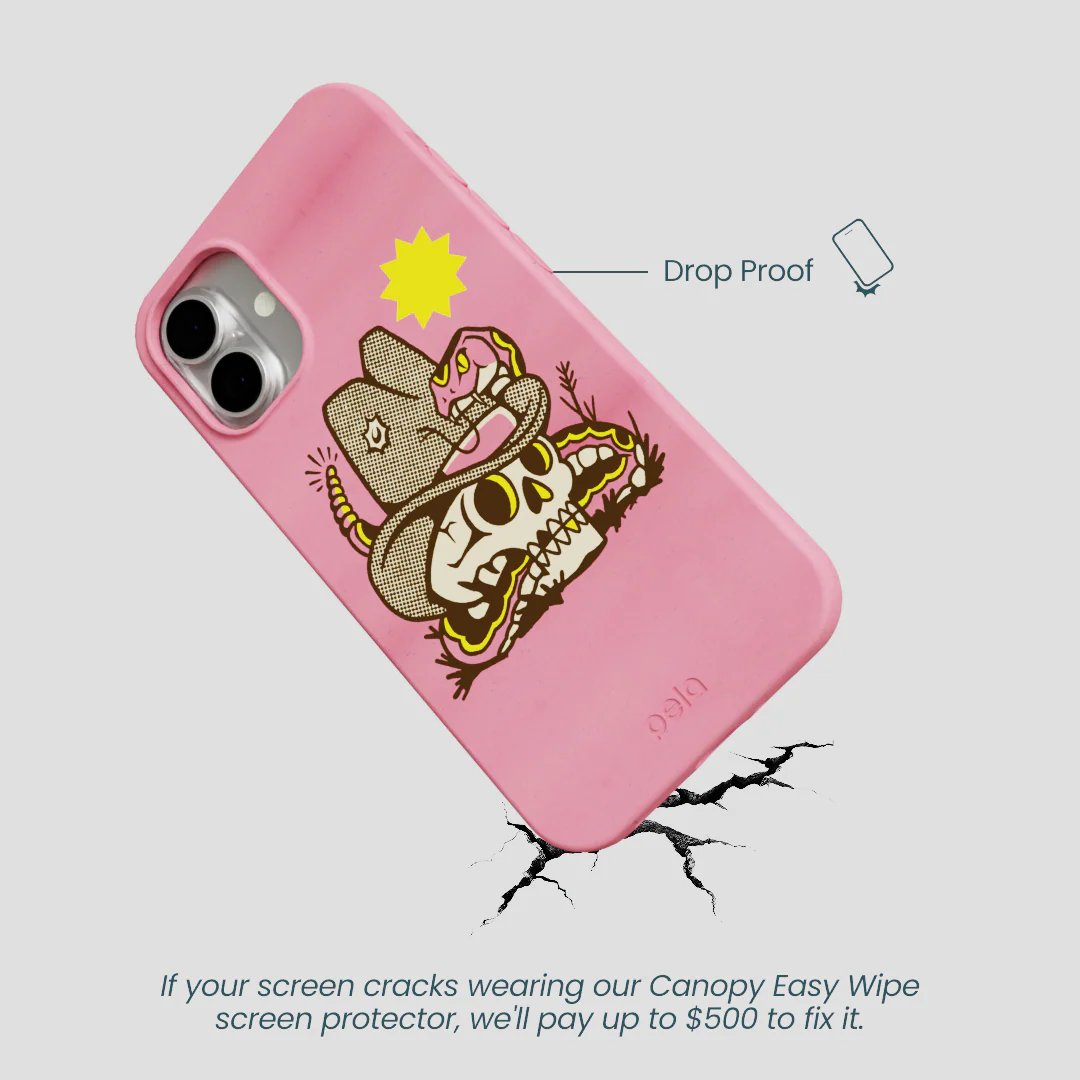 Bubblegum Pink Snakebite iPhone 16 Plus Case - Image 5