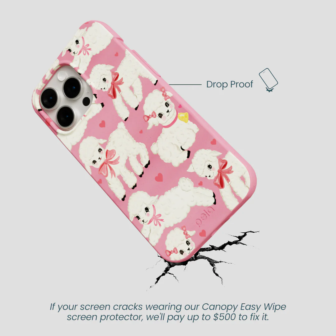 Bubblegum Pink Wool You Be Mine iPhone 15 Pro Max Case - Image 5