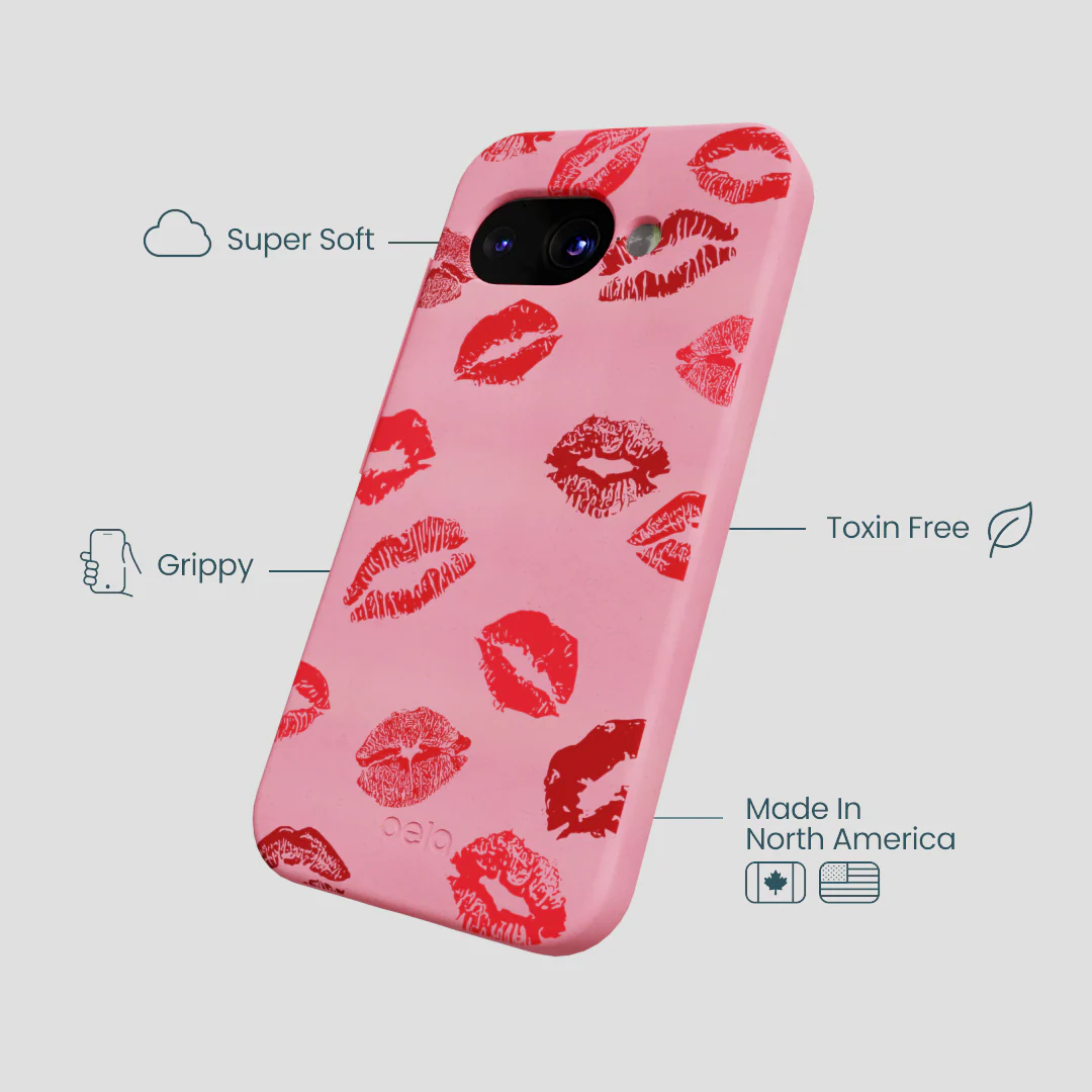 Bubblegum Pink XOXO Google Pixel 9a Case - Image 4