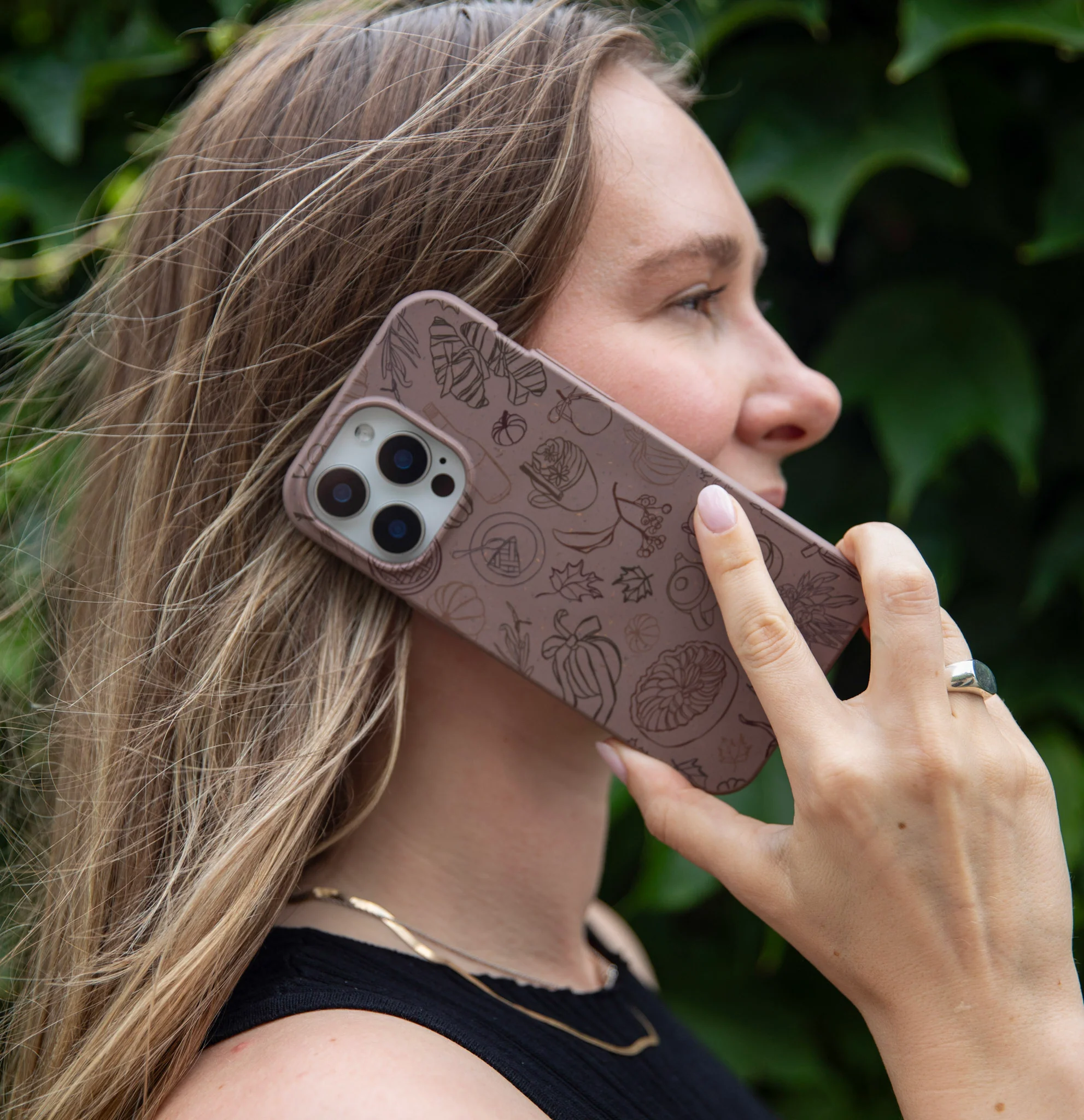 Chocolate Brown Autumn Sweets Samsung Galaxy S23+(Plus) Case - Image 6