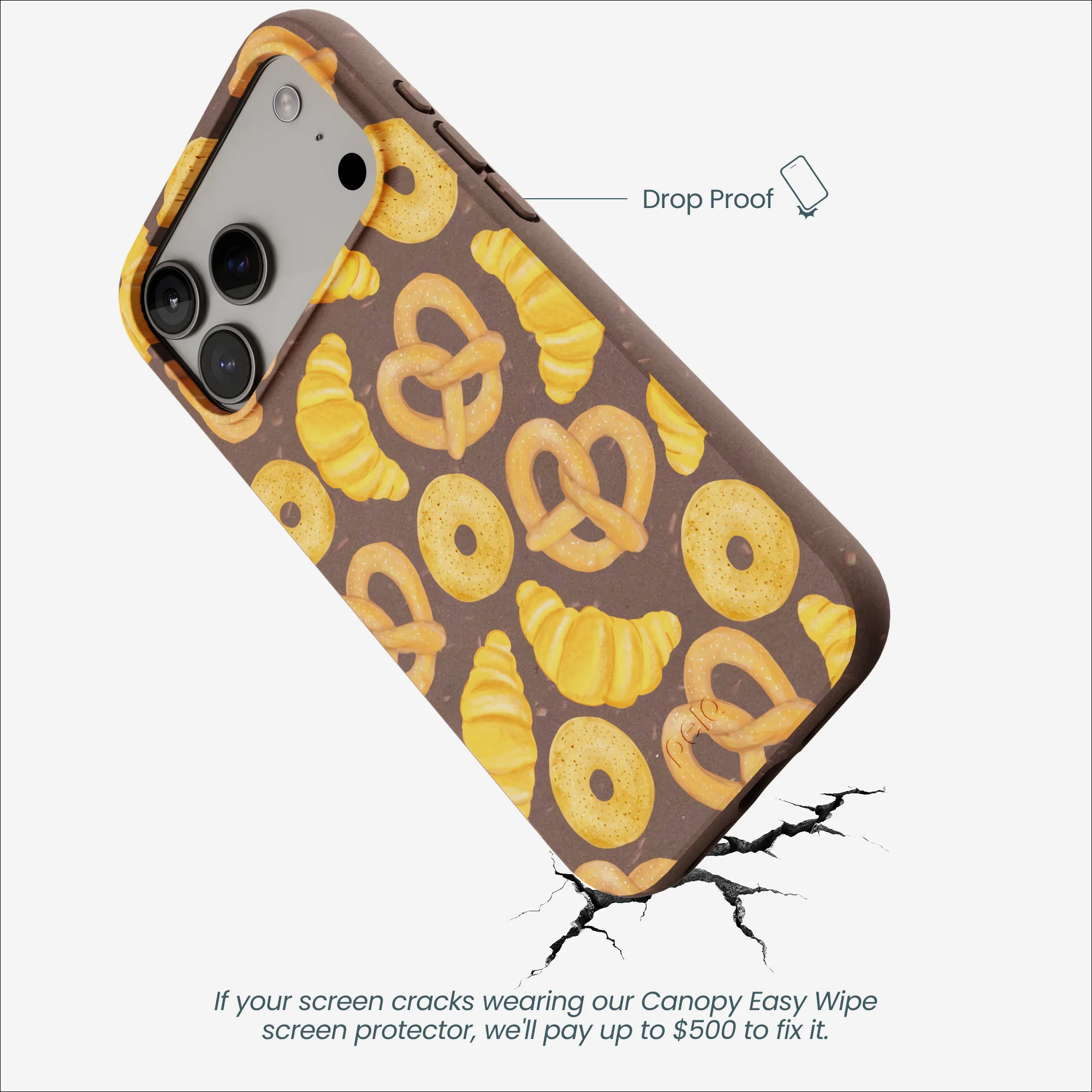 Chocolate Brown Baked Goodies iPhone 17 Pro Max Case - Image 5