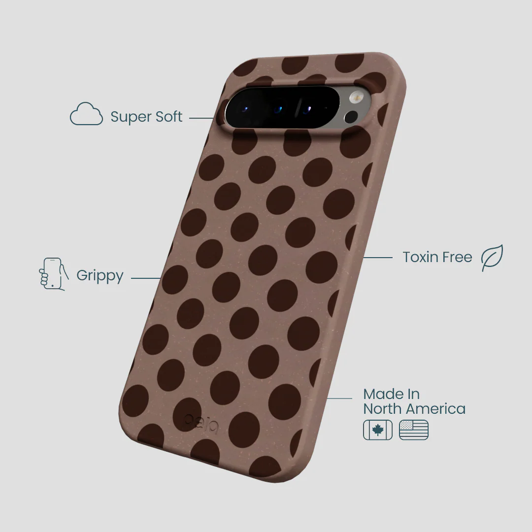Chocolate Brown Cocoa Sprinkle Google Pixel 9 Pro XL Case - Image 4