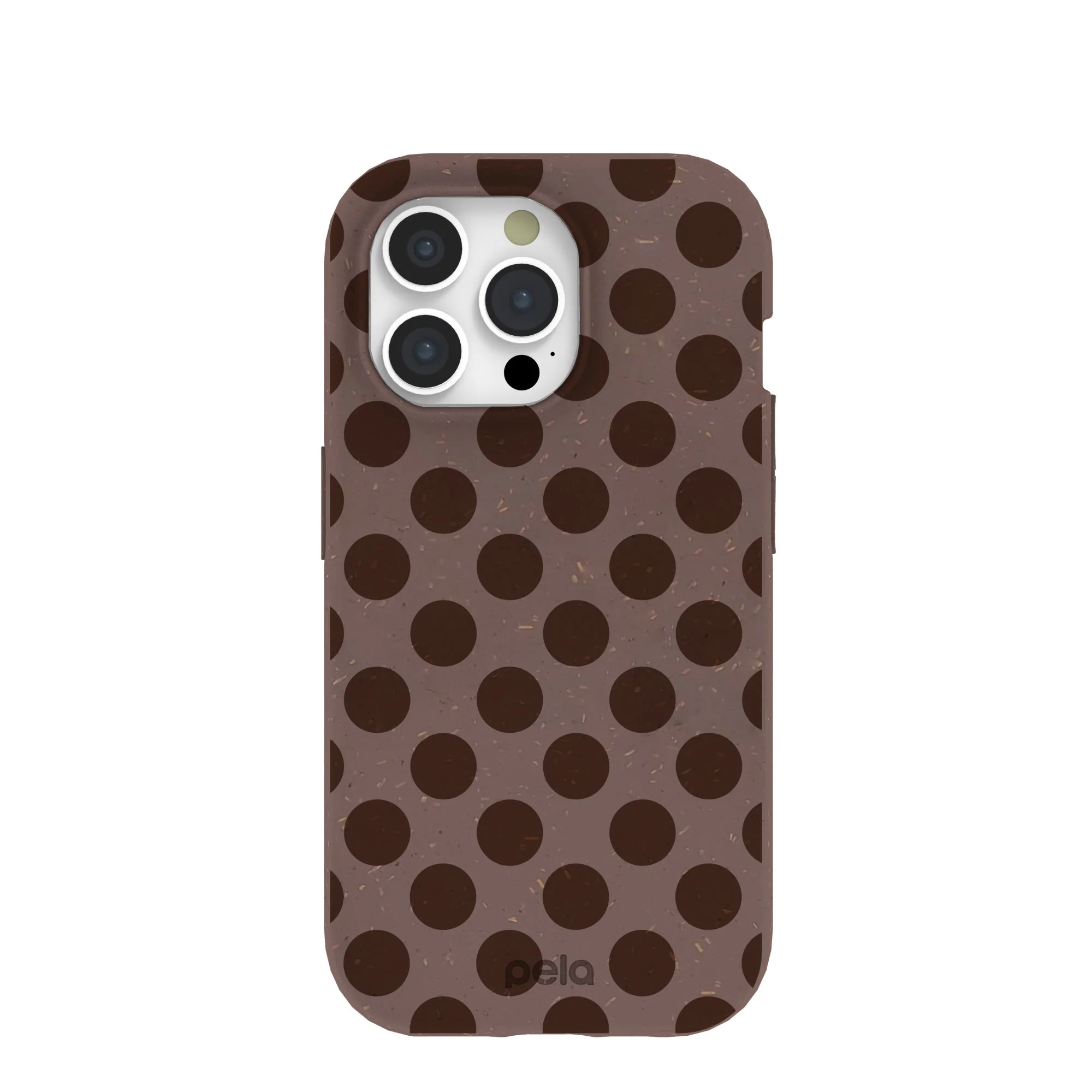 Chocolate Brown Cocoa Sprinkle iPhone 15 Pro Case