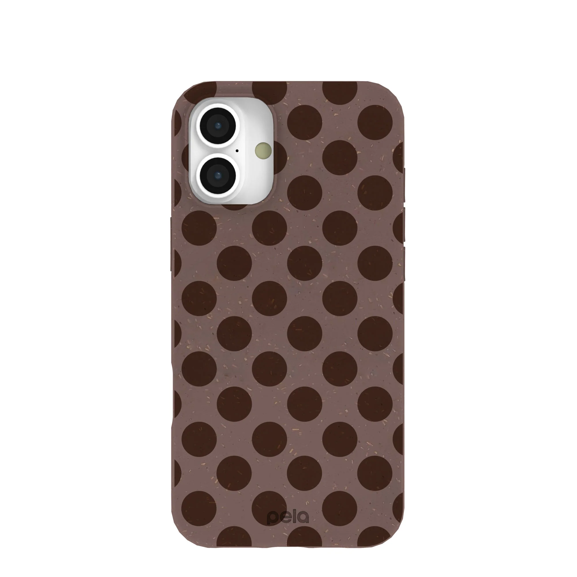 Chocolate Brown Cocoa Sprinkle iPhone 16 Plus Case