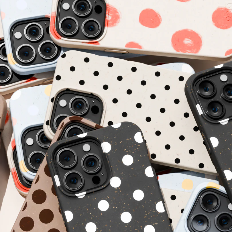 Chocolate Brown Cocoa Sprinkle iPhone 16 Plus Case - Image 6