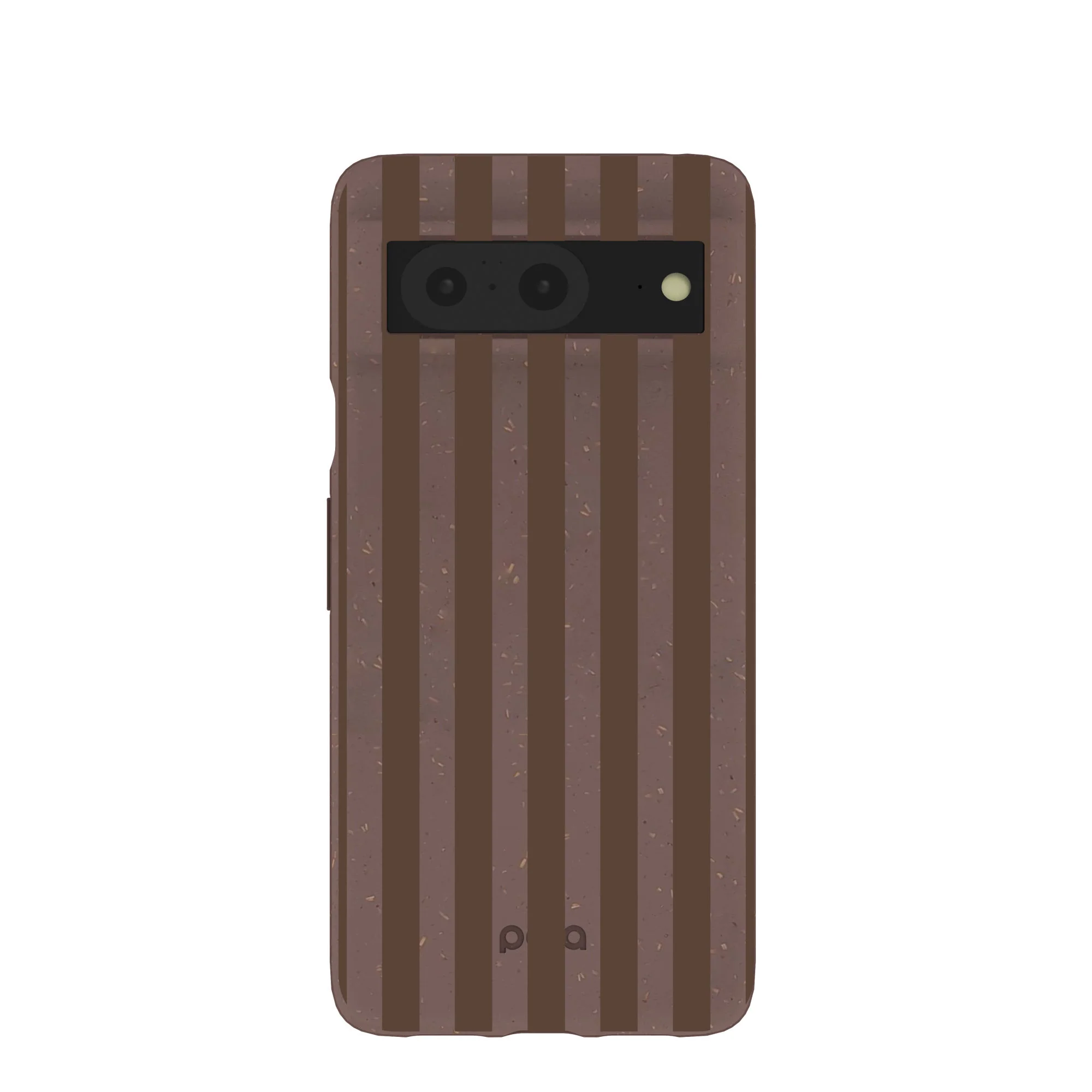 Chocolate Brown Cocoa Stripes Google Pixel 8 Case