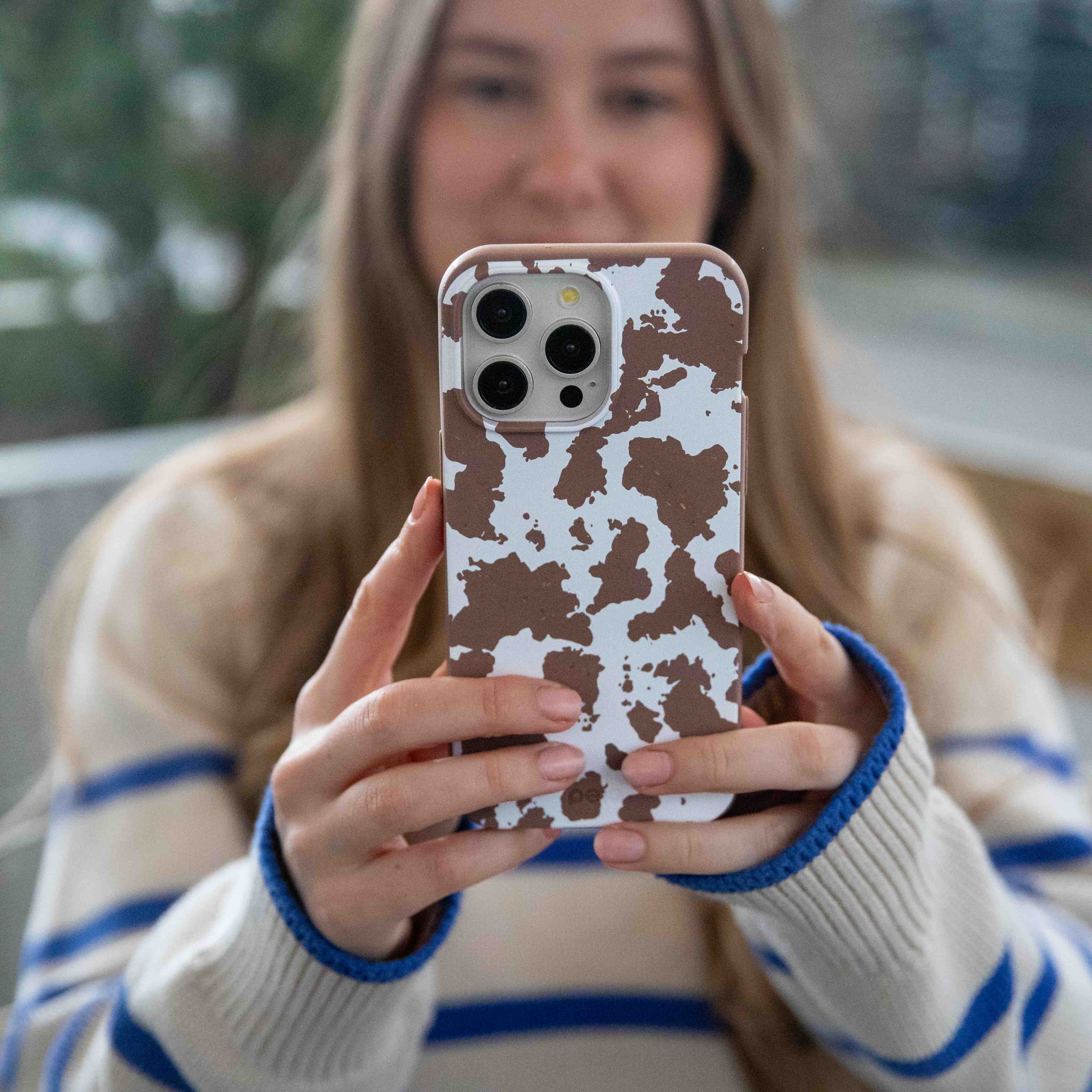 Chocolate Brown Cow Couture iPhone 14 Case - Image 10