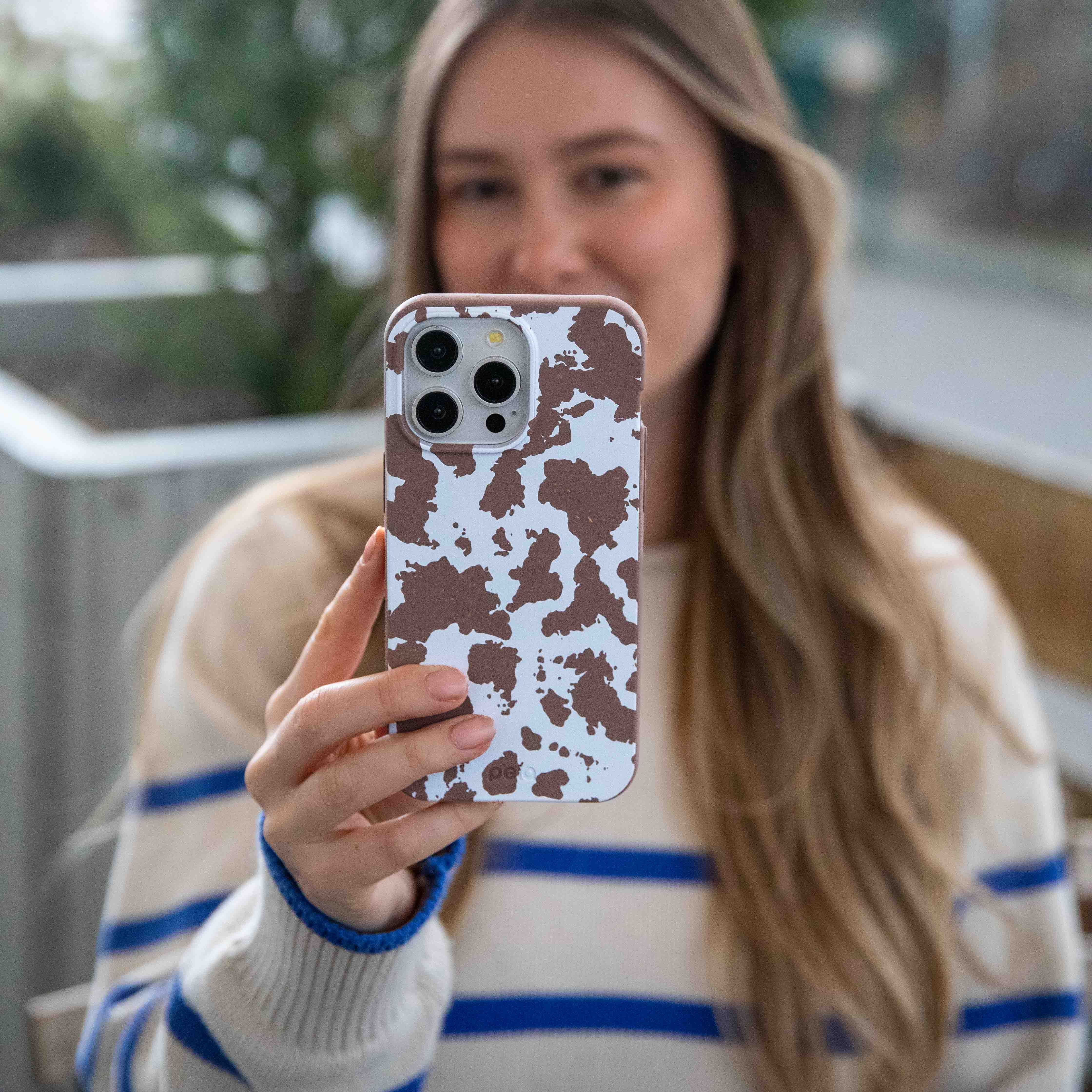 Chocolate Brown Cow Couture iPhone 15 Plus Case - Image 6