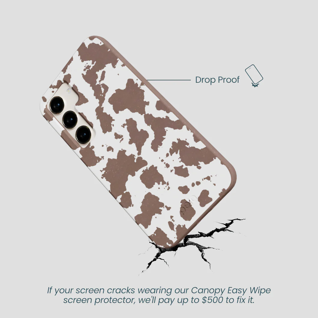 Chocolate Brown Cow Couture Samsung Galaxy S24 Case - Image 5