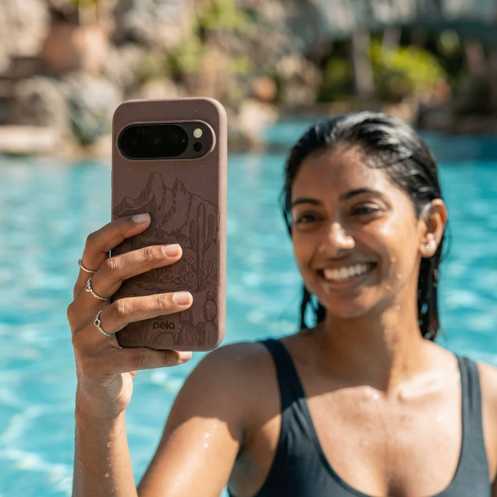 Chocolate Brown Desert Run Google Pixel 10/10 Pro Case - Image 2