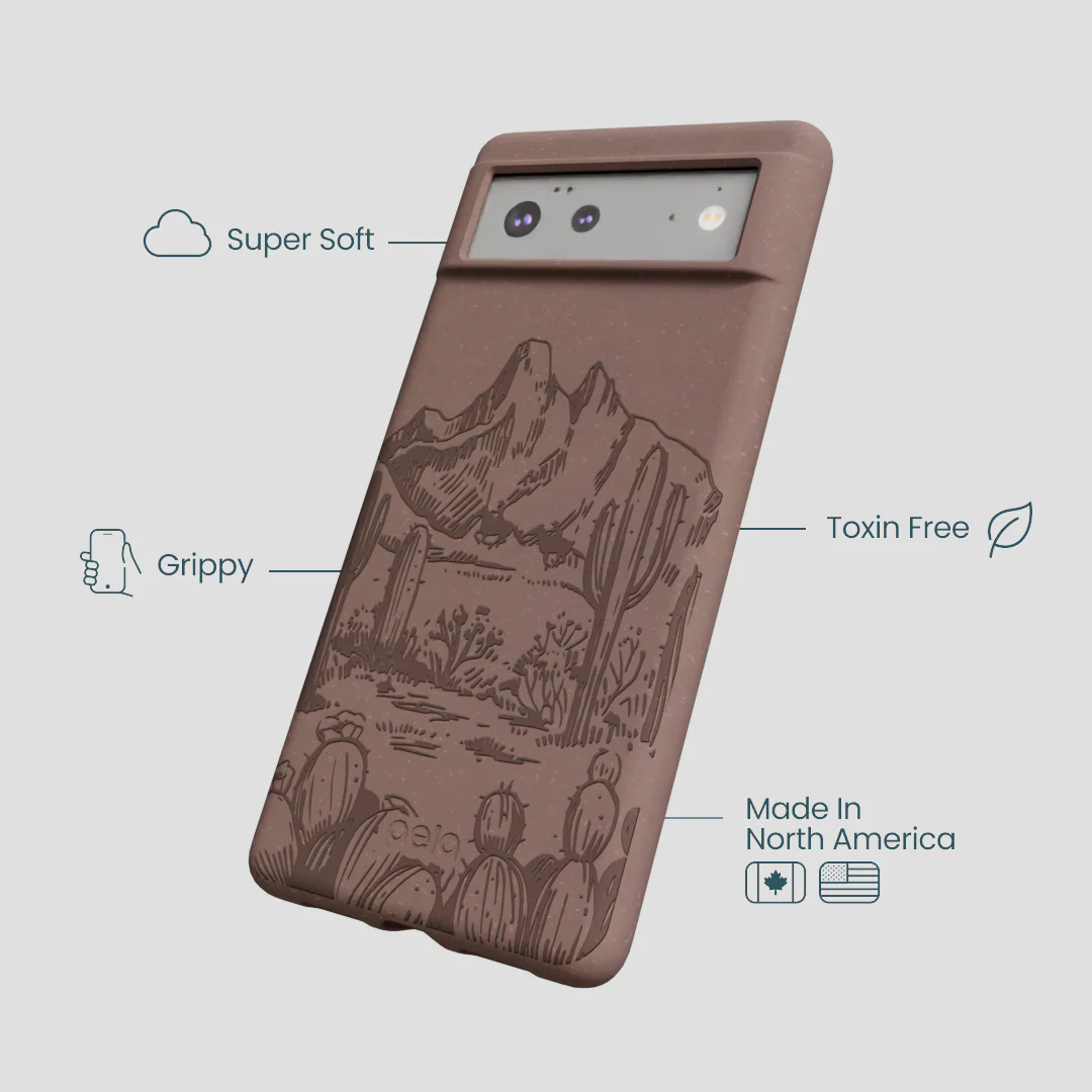 Chocolate Brown Desert Run Google Pixel 6 Case - Image 4