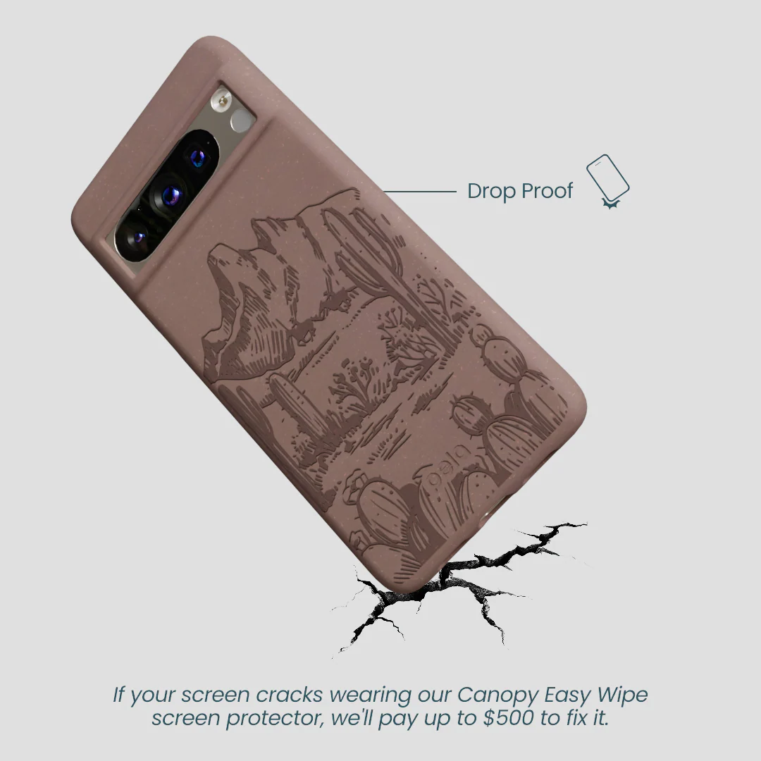Chocolate Brown Desert Run Google Pixel 8 Pro Case - Image 5