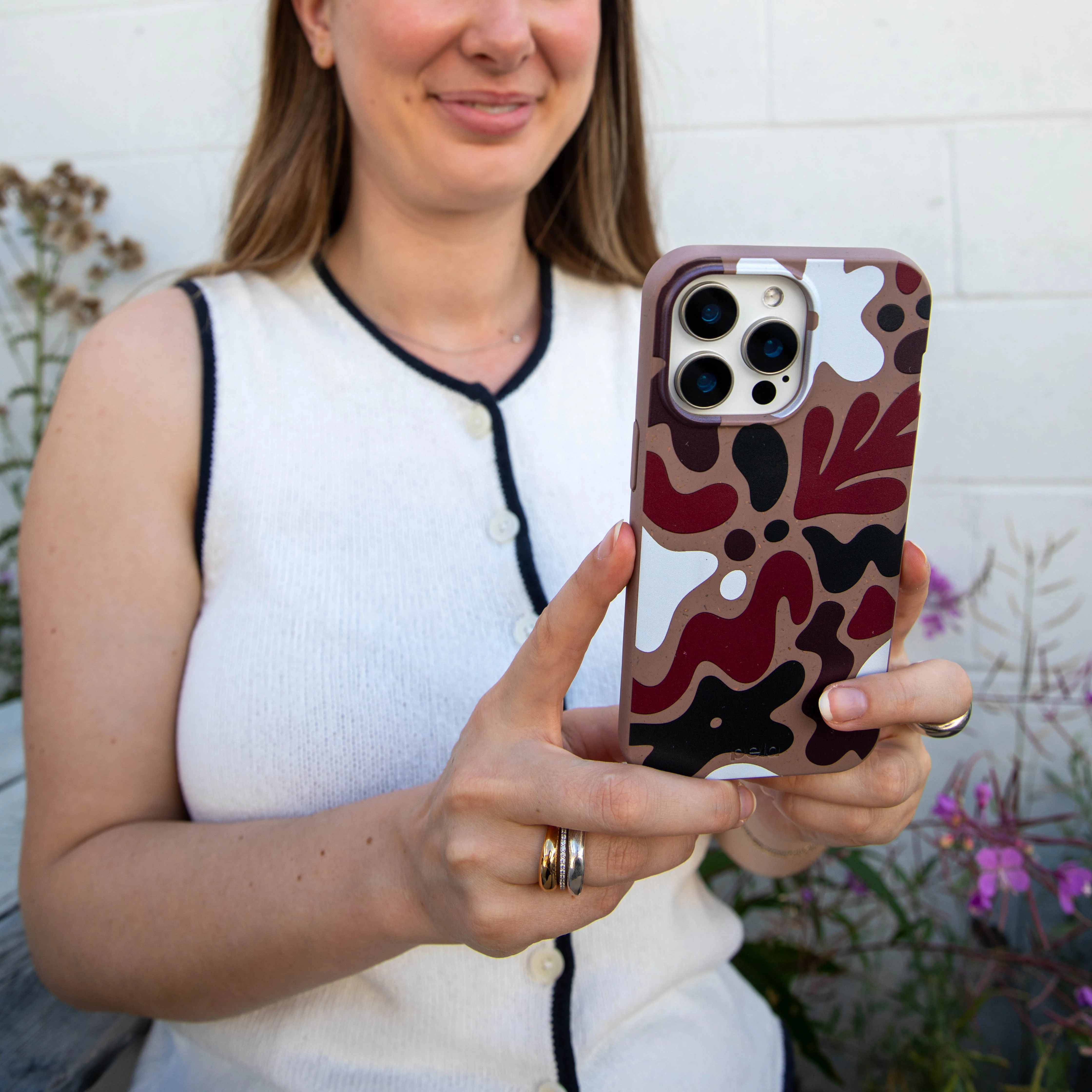 Chocolate Brown Earthy Curves Google Pixel 6 Case - Image 2