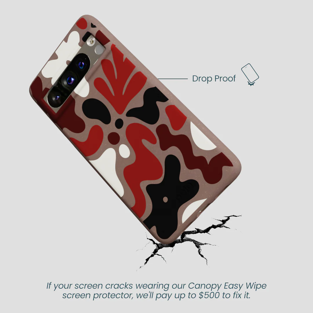 Chocolate Brown Earthy Curves Google Pixel 8 Pro Case - Image 5