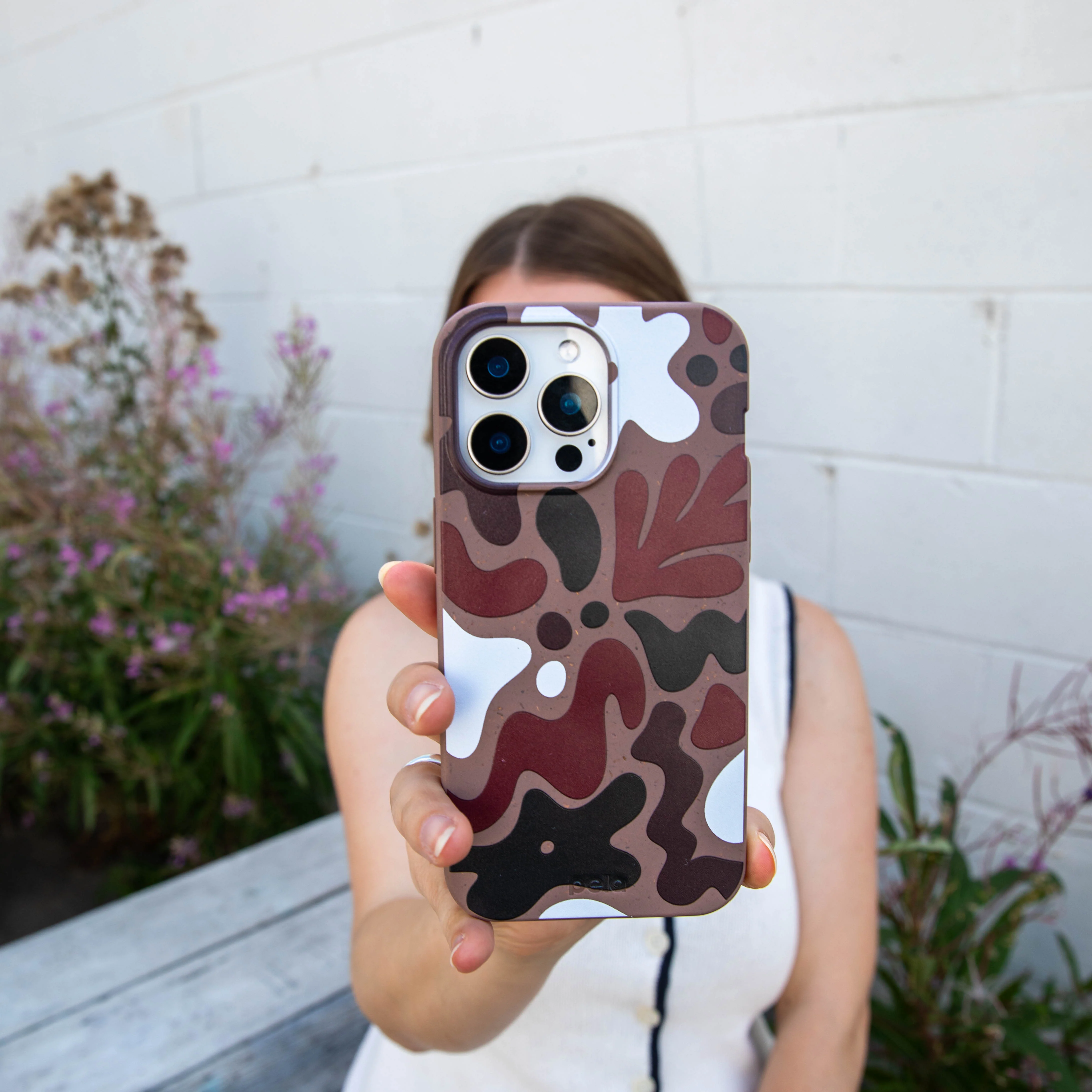 Chocolate Brown Earthy Curves iPhone 11 Pro Case - Image 6