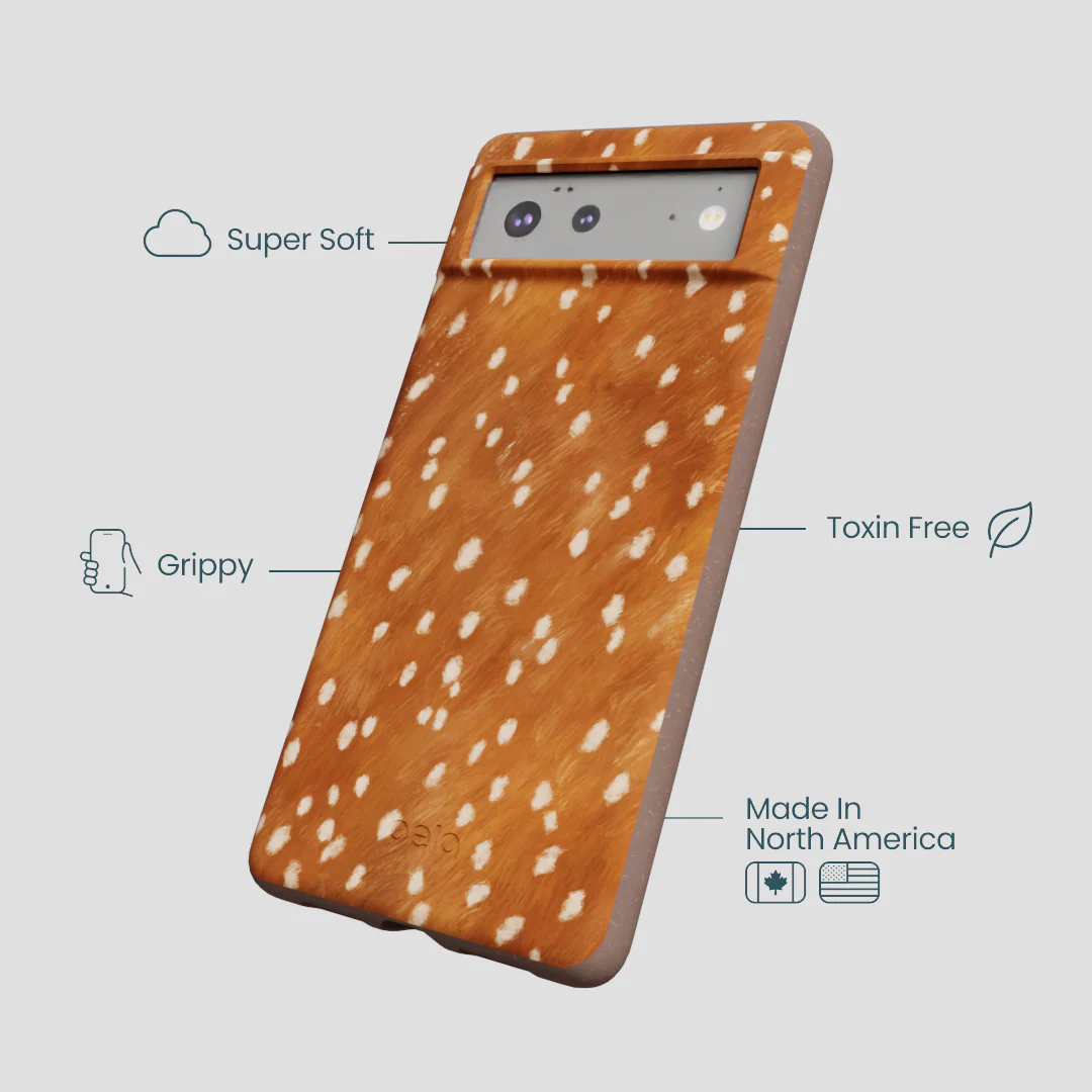 Chocolate Brown Fawn Google Pixel 6a Case - Image 4