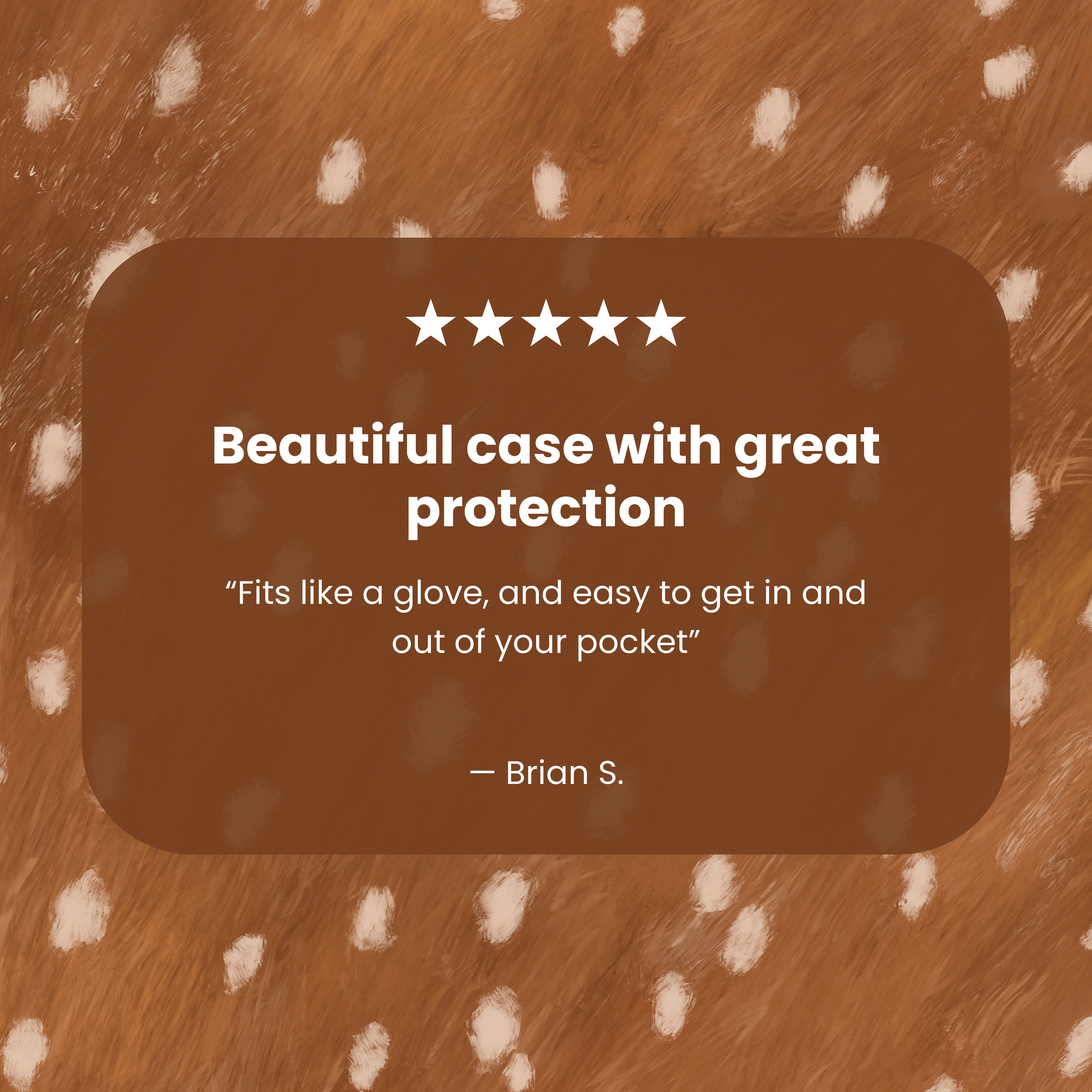 Chocolate Brown Fawn Samsung Galaxy S24 Case - Image 7