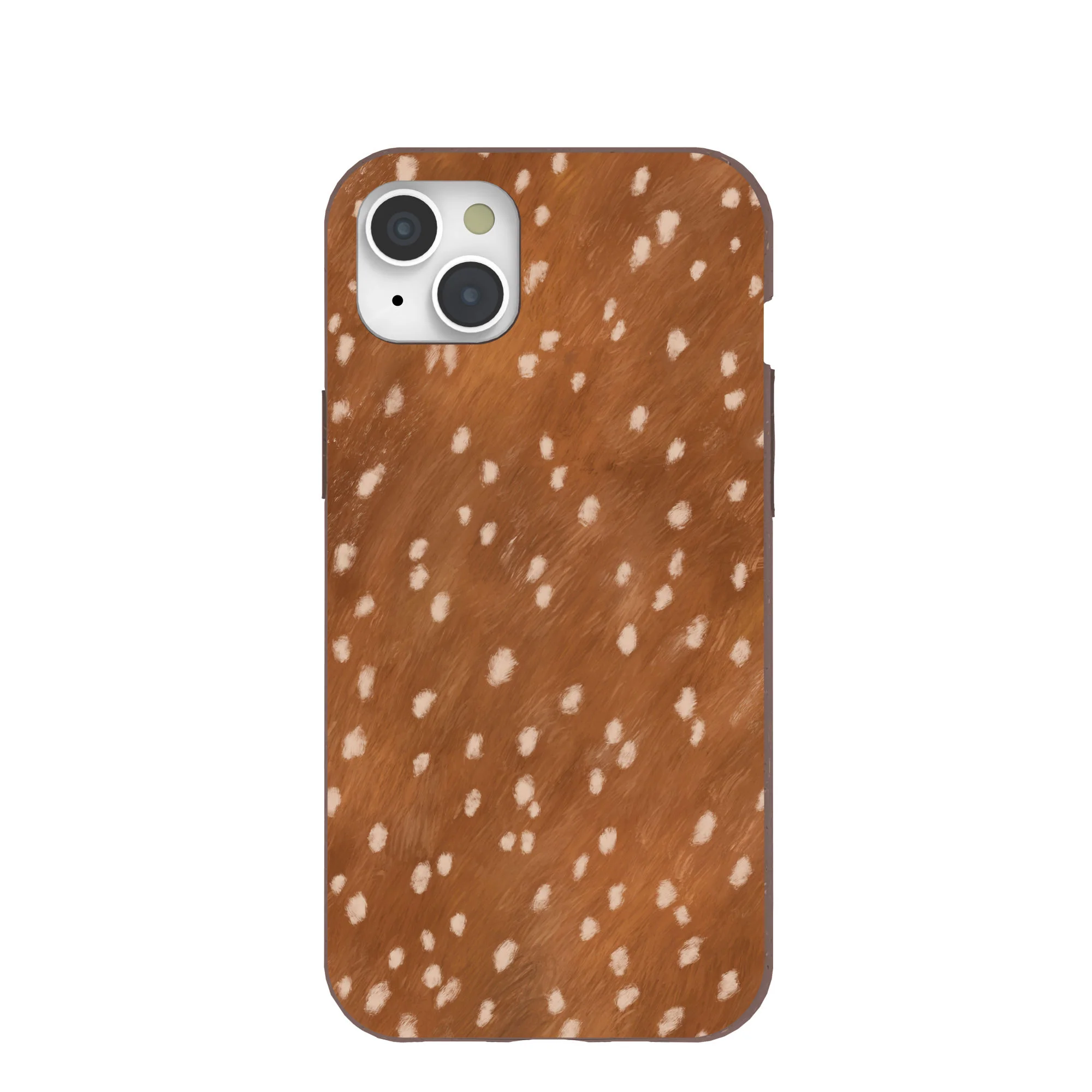 Chocolate Brown Fawn iPhone 15 Plus Case