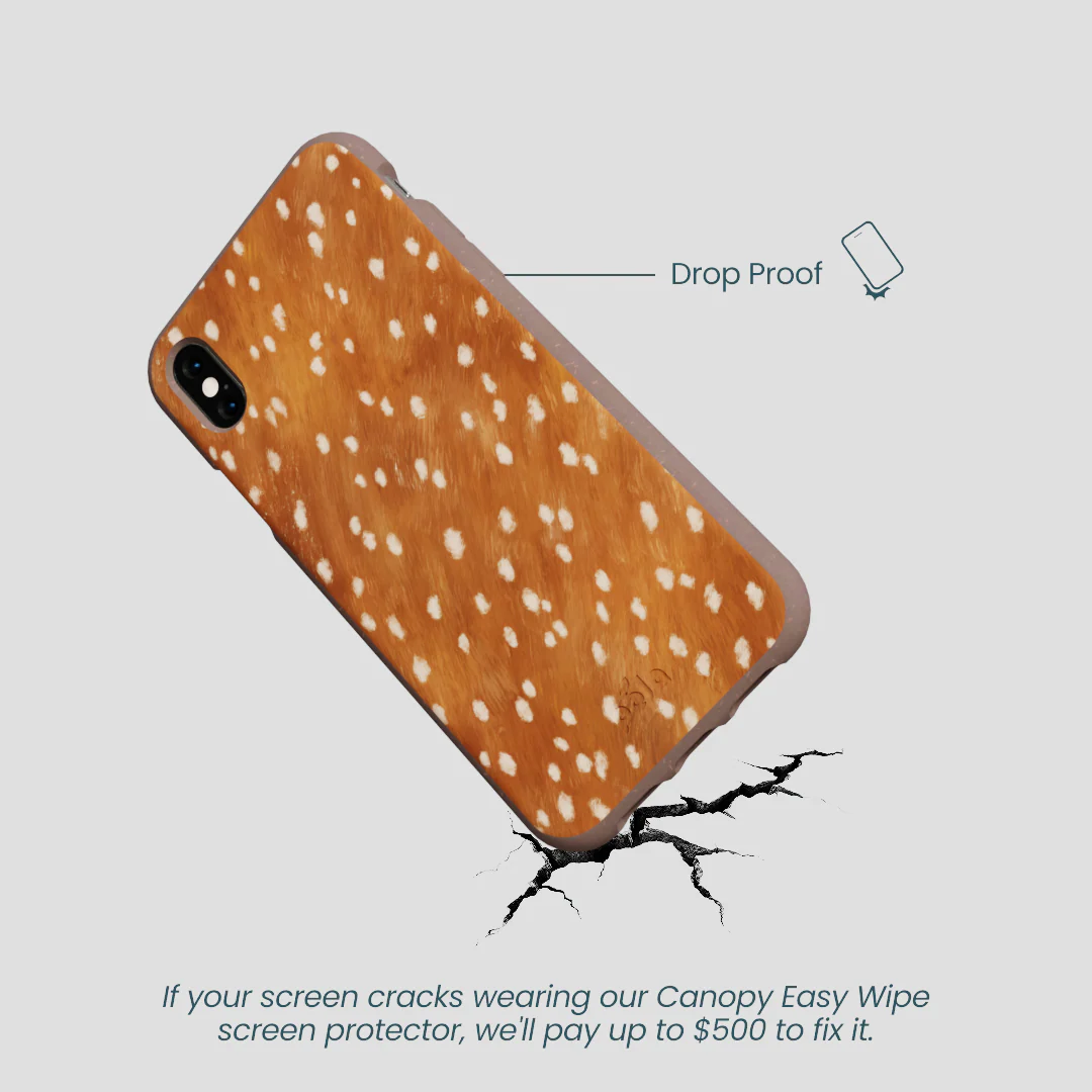 Chocolate Brown Fawn iPhone XR Case - Image 5