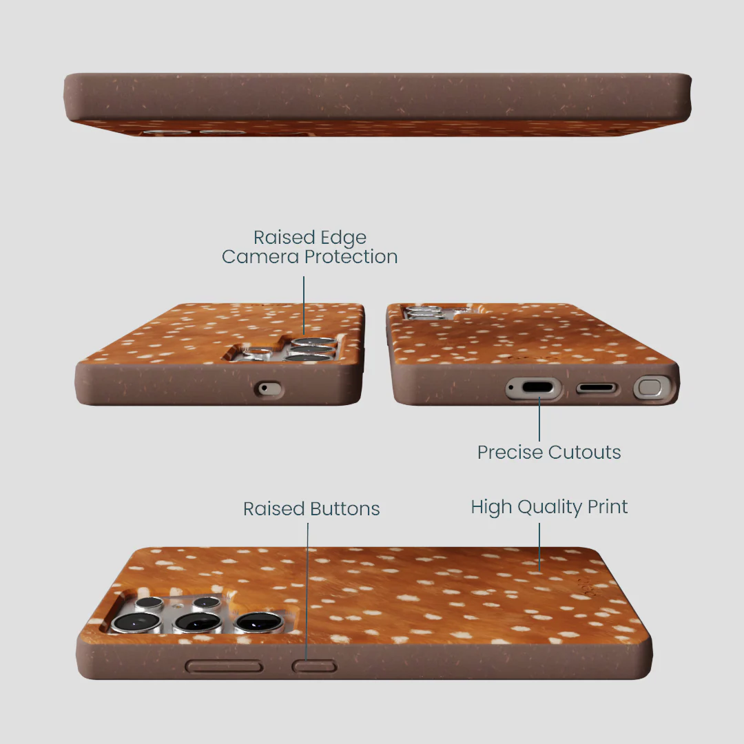 Chocolate Brown Fawn Samsung Galaxy S25 Ultra Case - Image 3