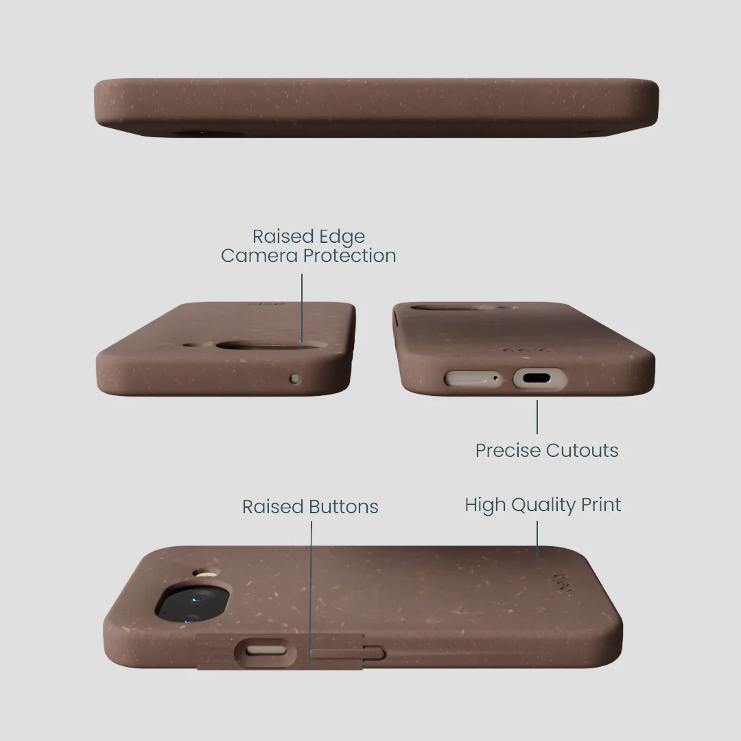 Chocolate Brown Google Pixel 9a Case - Image 3