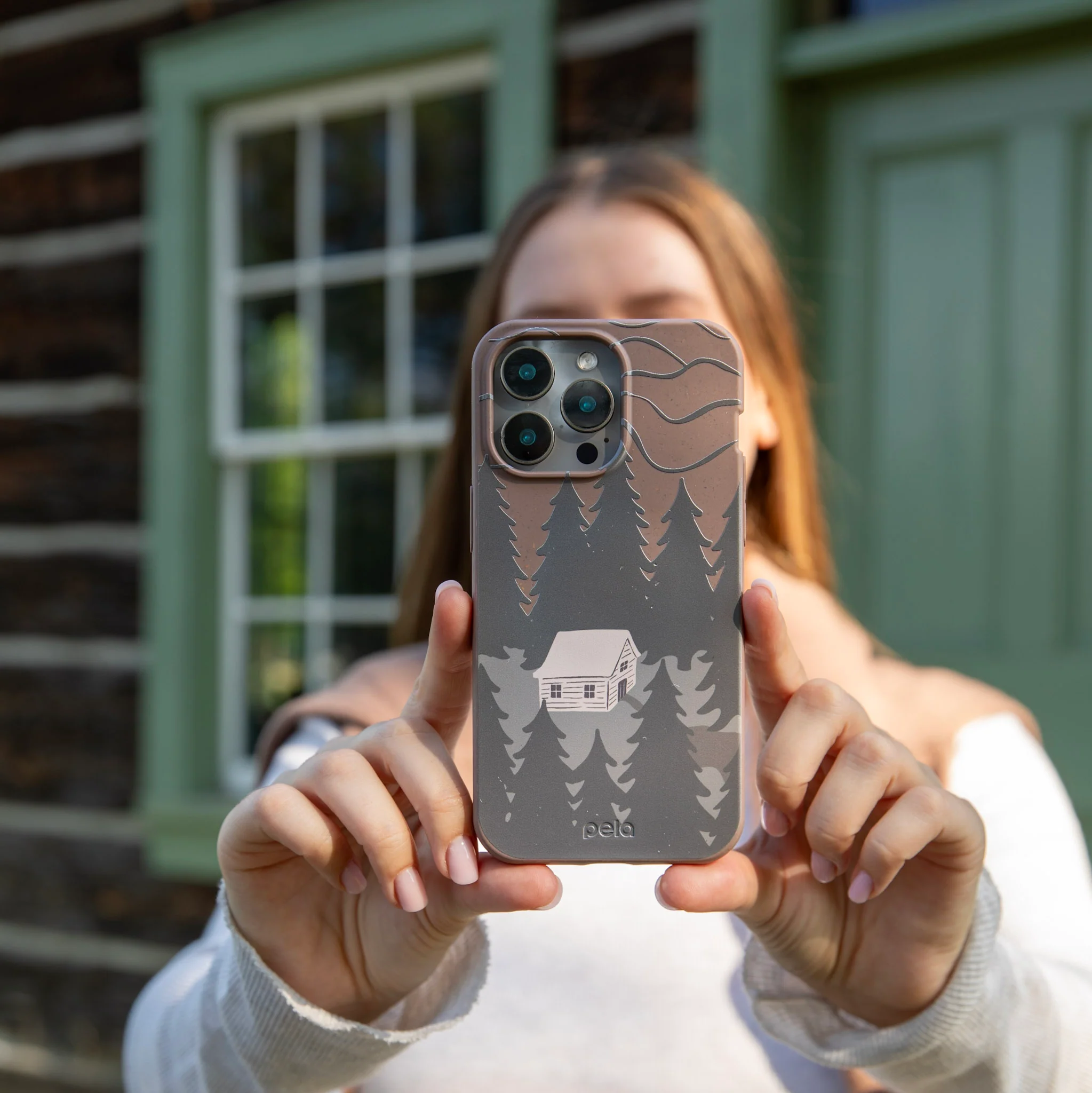Chocolate Brown Hidden Cabin Google Pixel 9/9 Pro Case - Image 2
