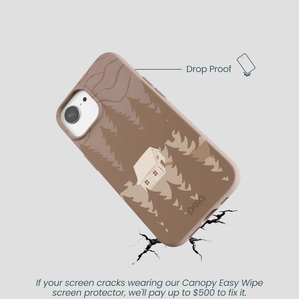 Chocolate Brown Hidden Cabin iPhone 16e/17e Case - Image 5
