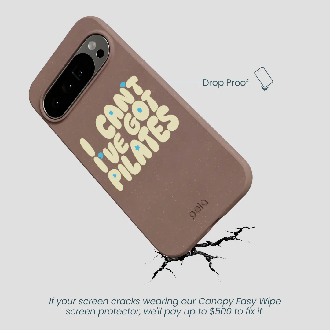 Chocolate Brown Ive got Pilates Google Pixel 10 Pro XL Case - Image 5