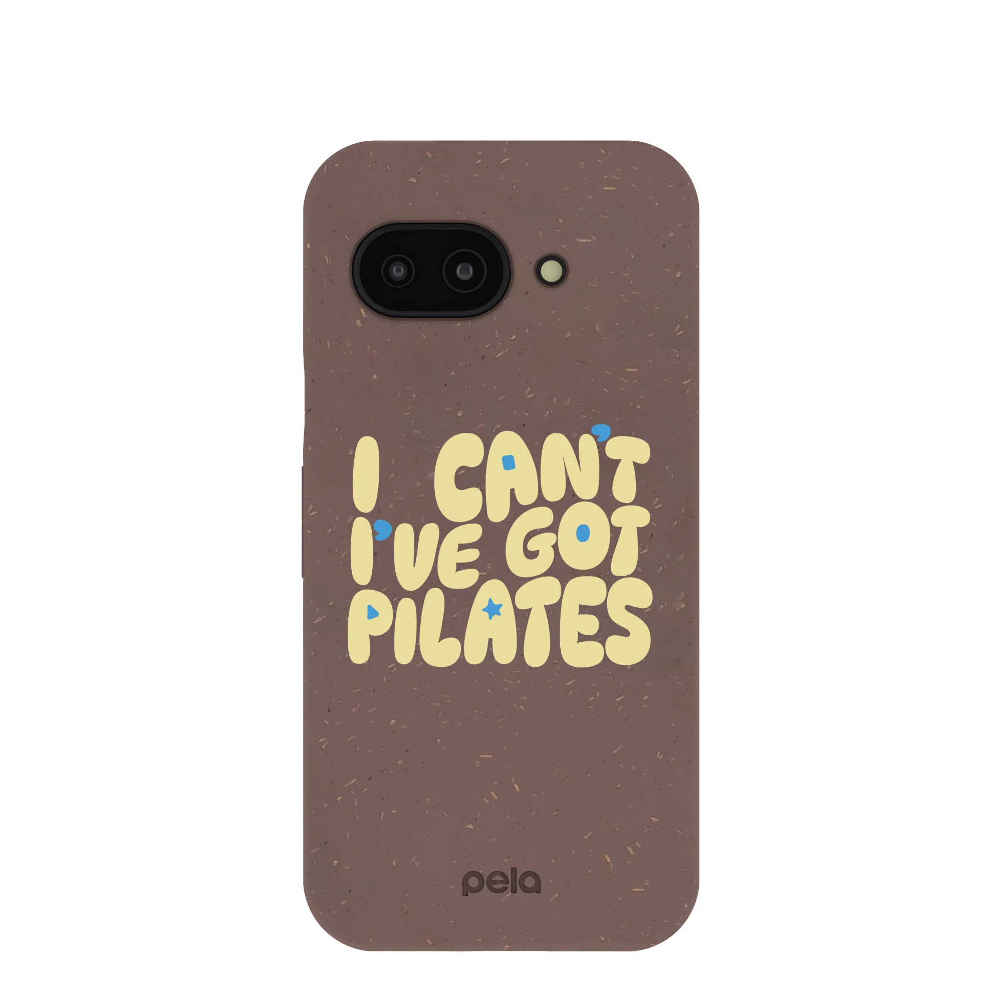Chocolate Brown Ive got Pilates Google Pixel 9a Case