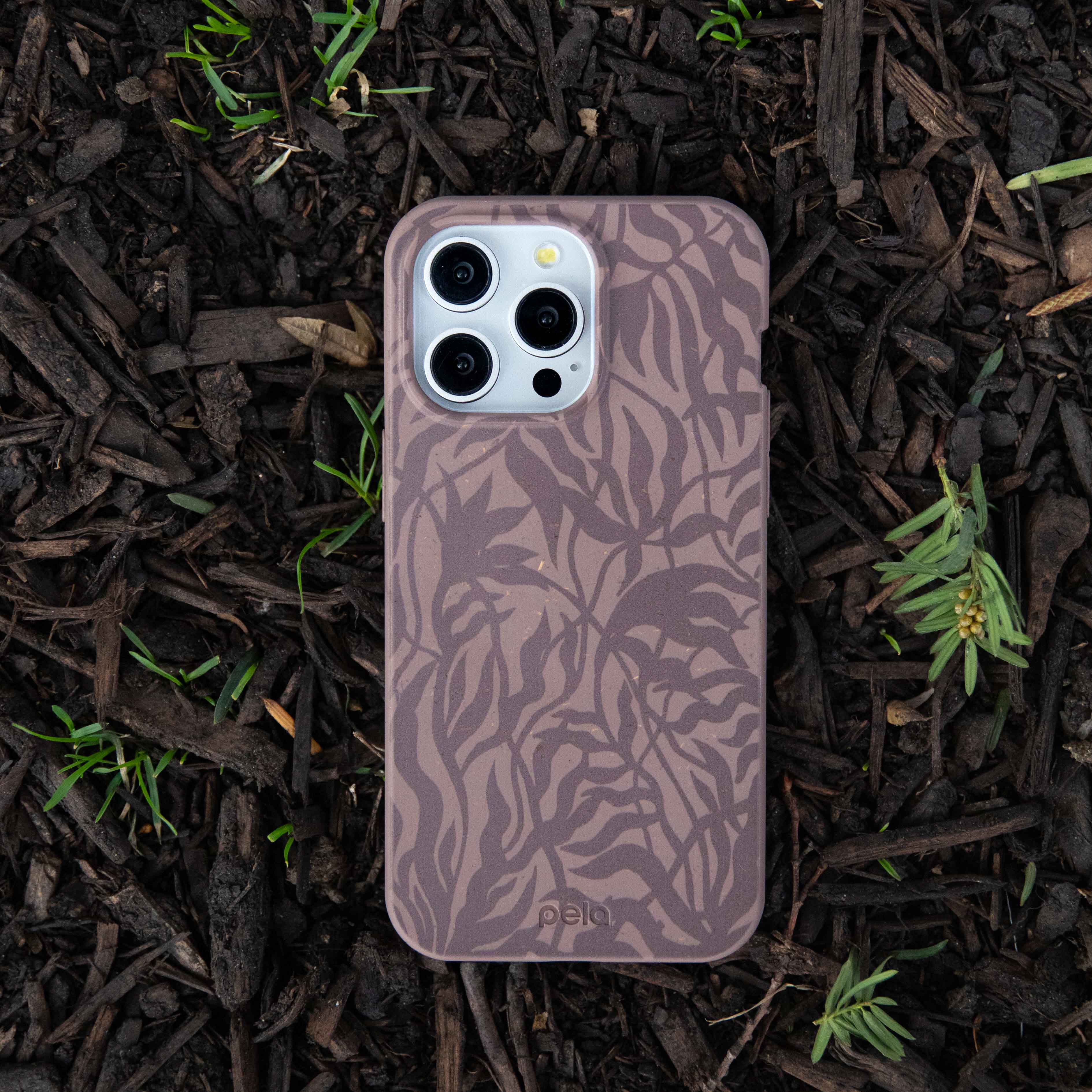 Chocolate Brown Rustic Leaves Google Pixel 8a Case - Image 6