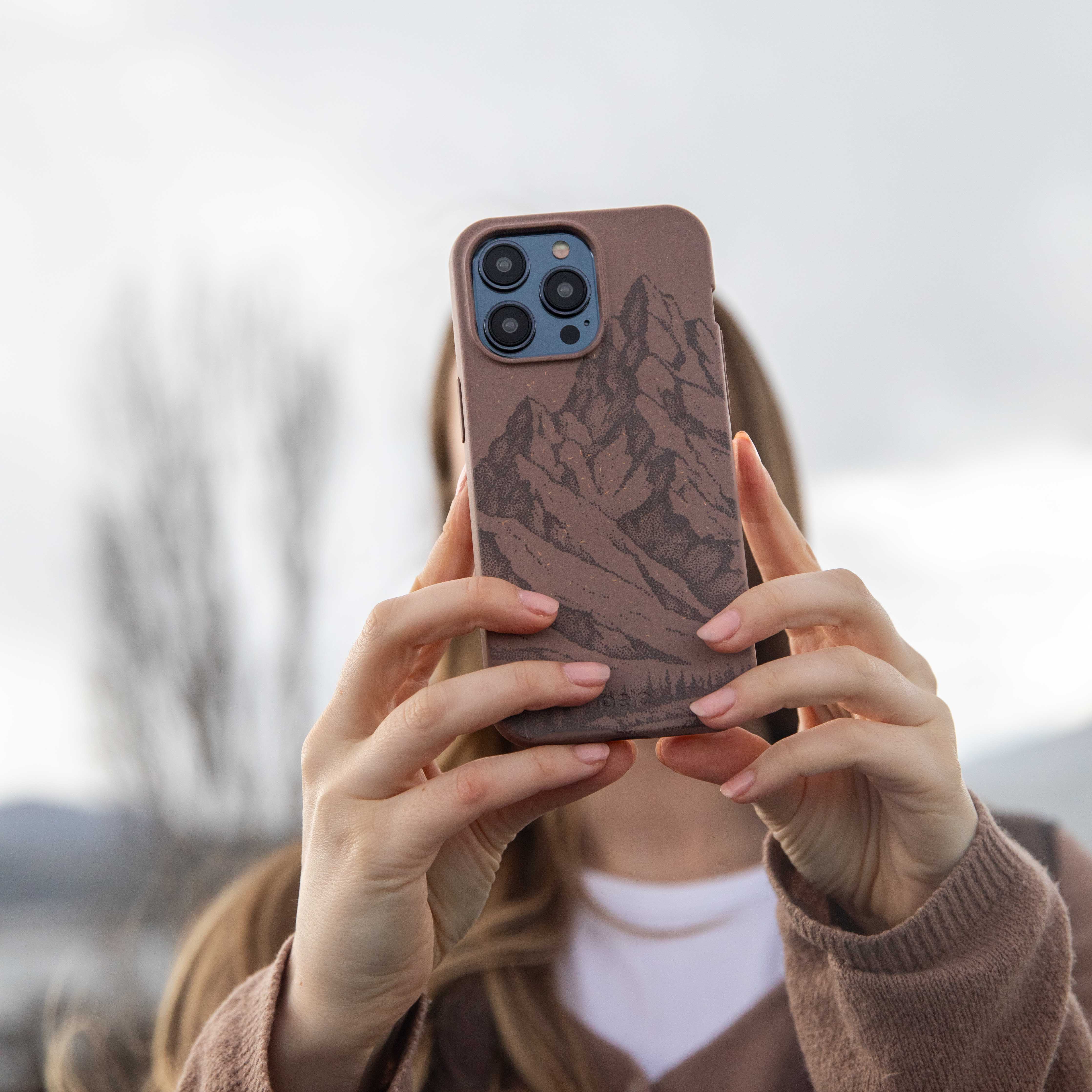 Chocolate Brown Silent Summit iPhone 11 Case - Image 2
