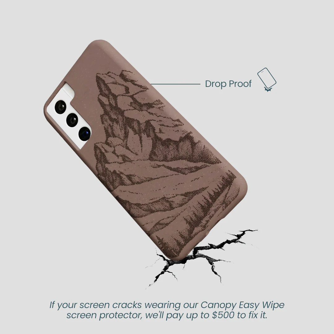 Chocolate Brown Silent Summit Samsung Galaxy S21 Case - Image 5