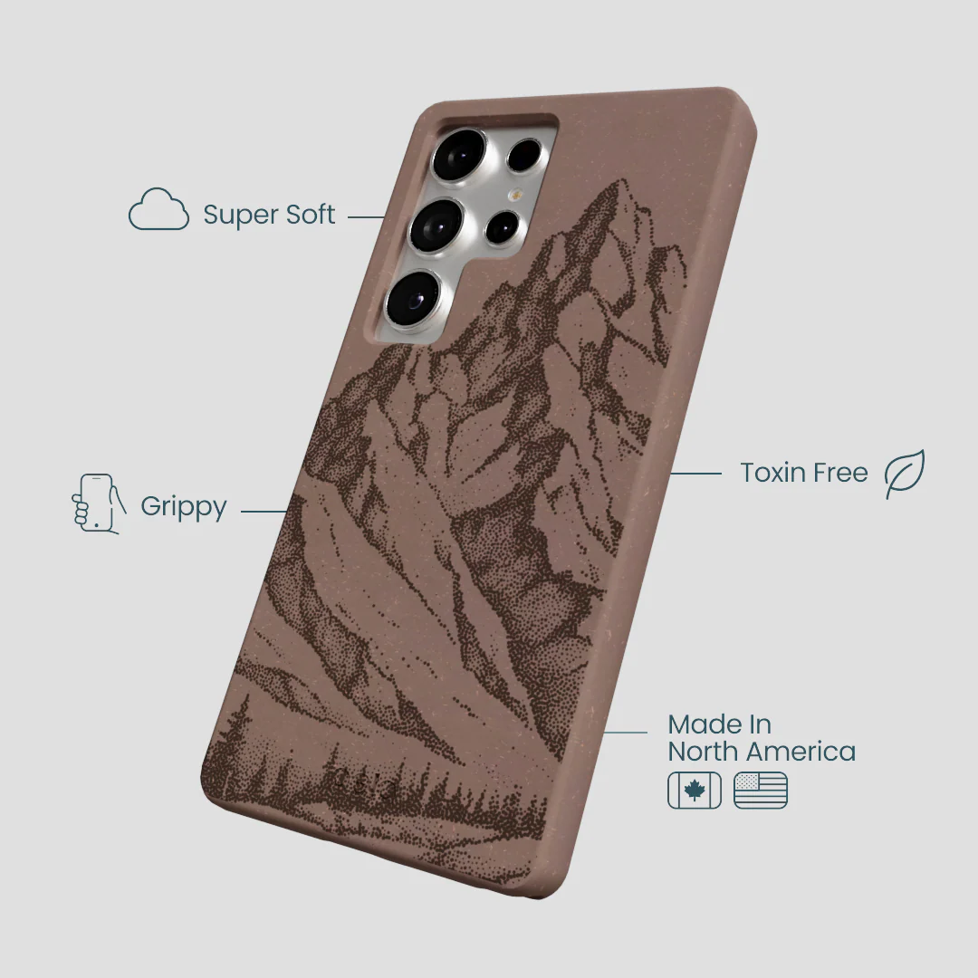 Chocolate Brown Silent Summit Samsung Galaxy S25 Ultra Case - Image 4