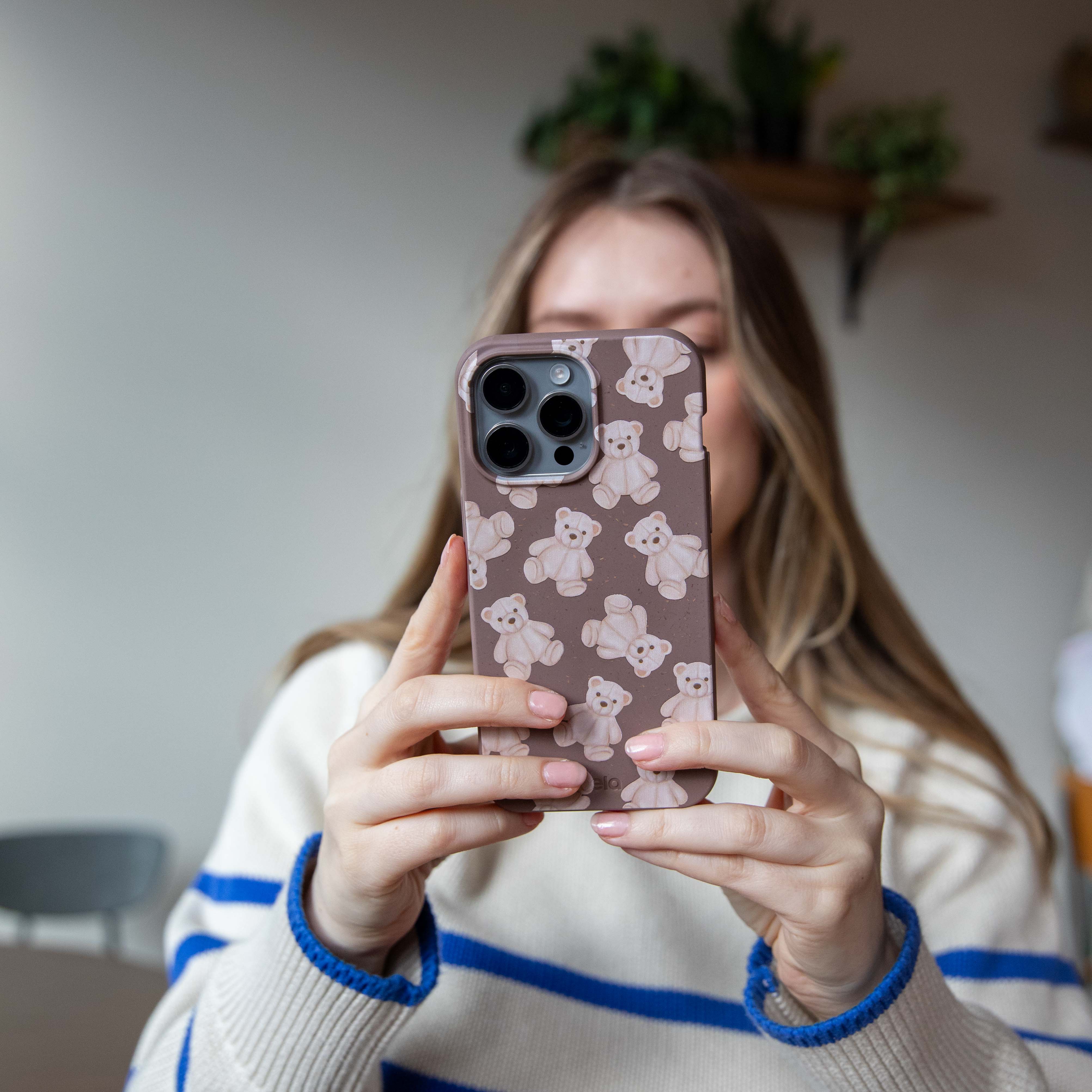 Chocolate Brown Teddy Love Google Pixel 7a Case - Image 6