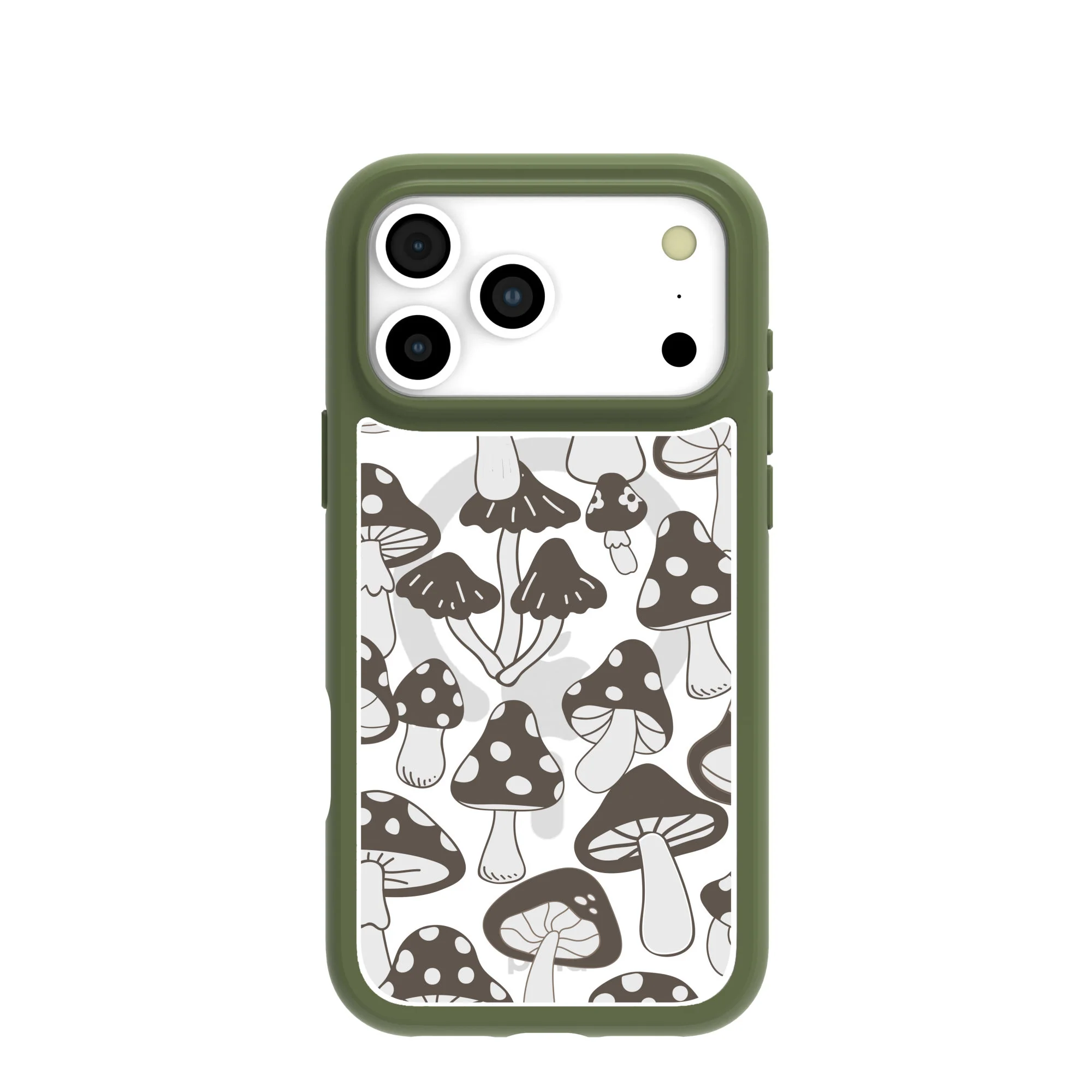 Clear Fungi Fuel iPhone 17 Pro Max Case With Forest Floor Ridge (MagSafe included)
