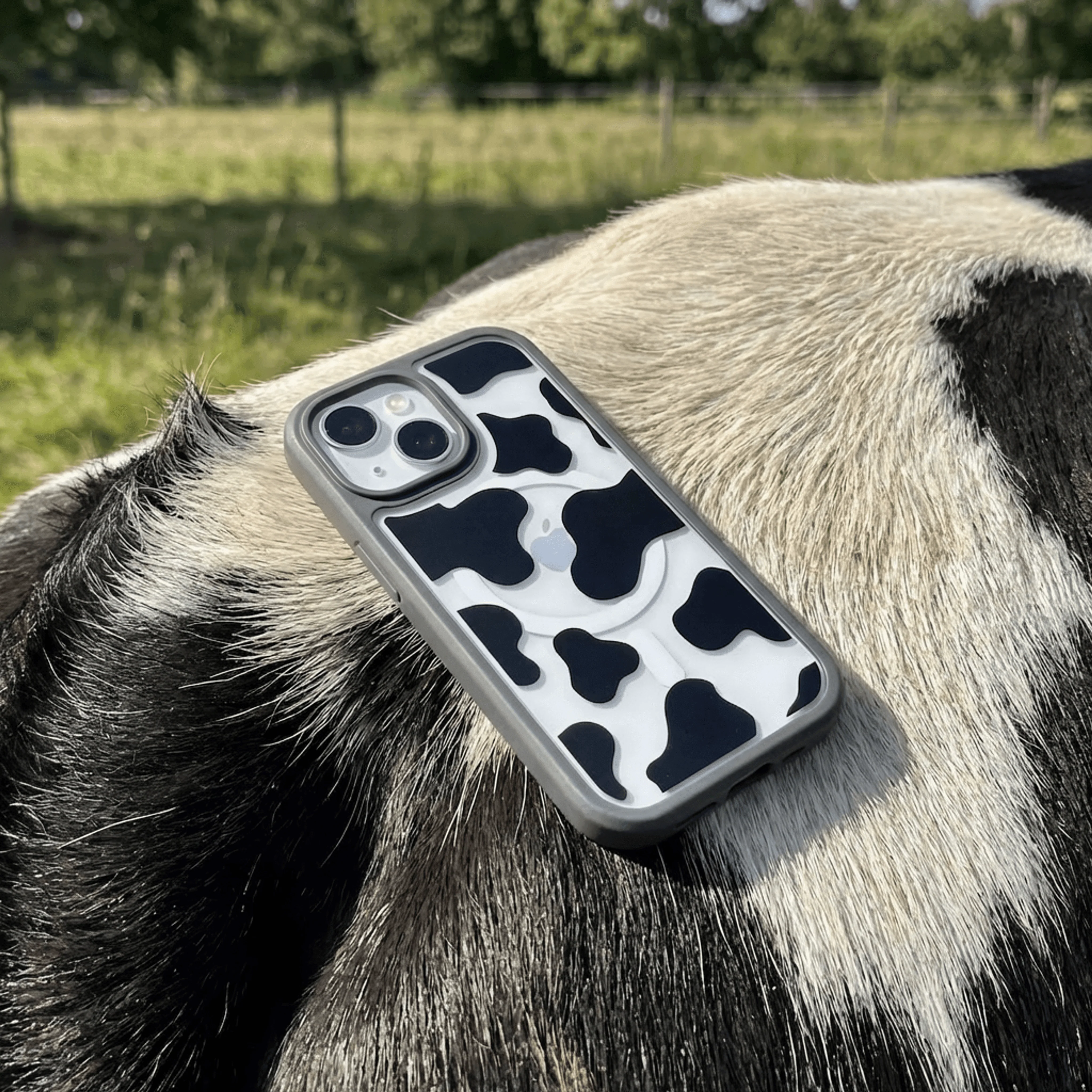 Clear Moo Mood iPhone 17 Case With Noir Ridge (MagSafe included) - Image 2