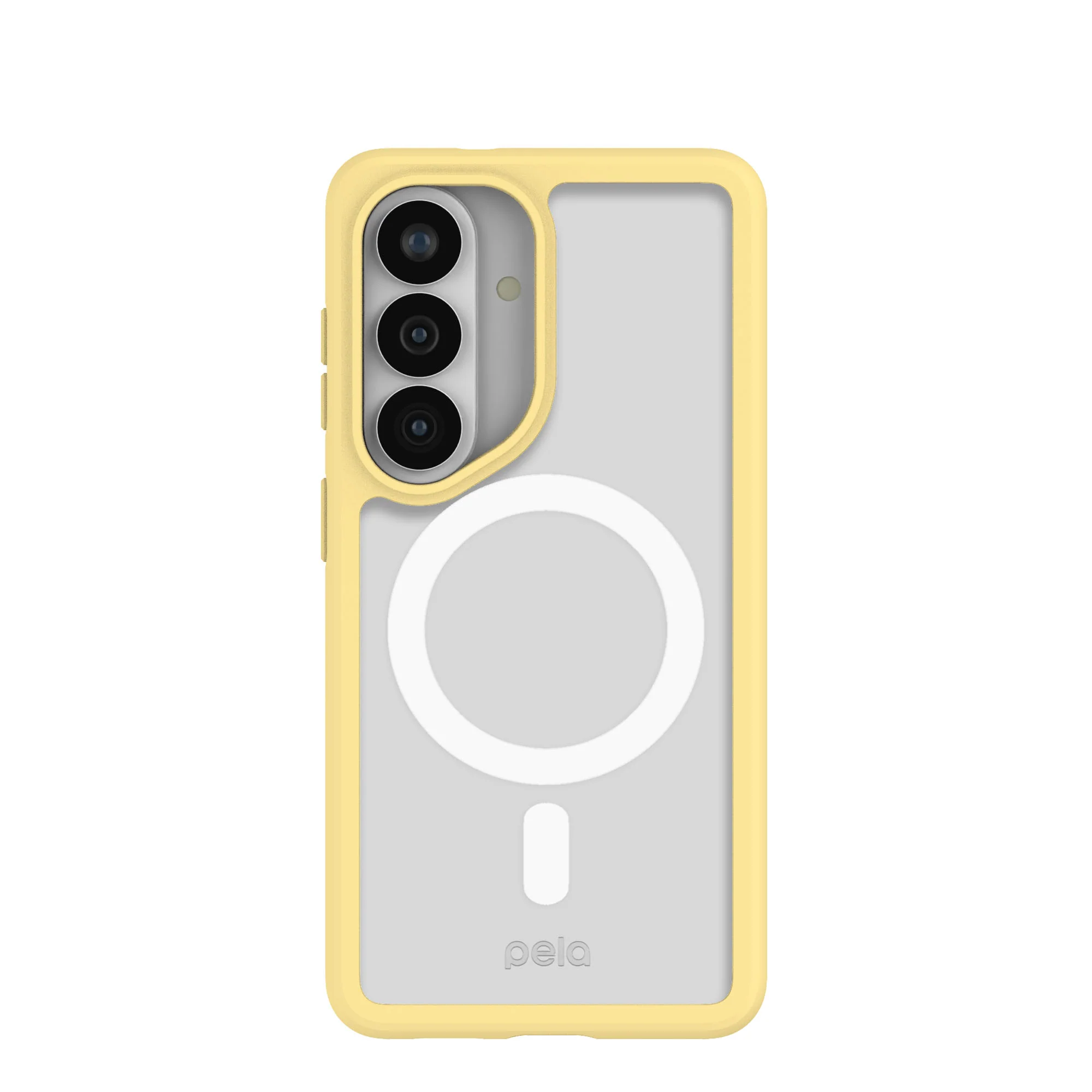 Clear Samsung Galaxy S26 Case with Sunbeam Ridge (Magnetic Charging Included)