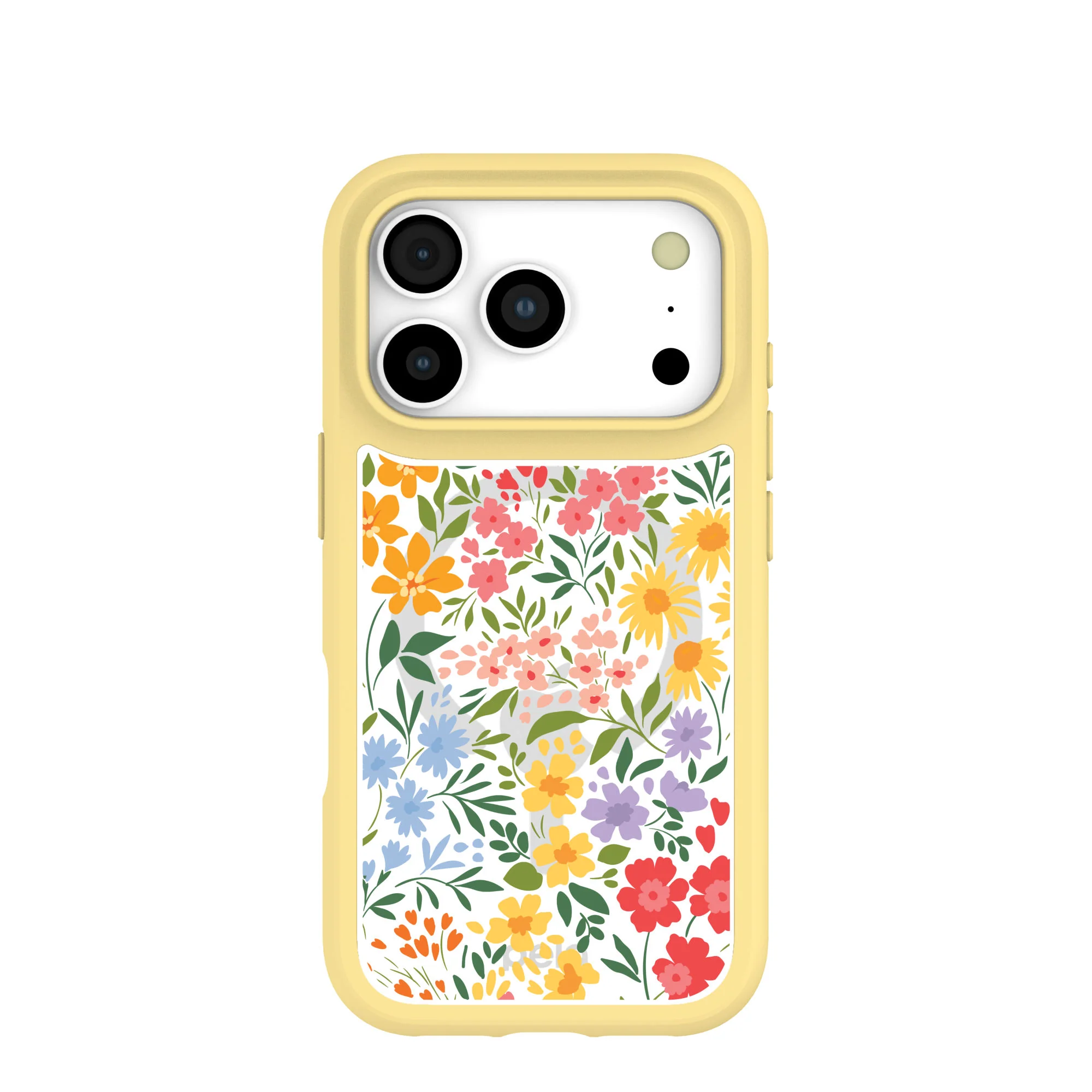 Clear Blooming Wild iPhone 17 Pro Case With Sunbeam Ridge (MagSafe included)