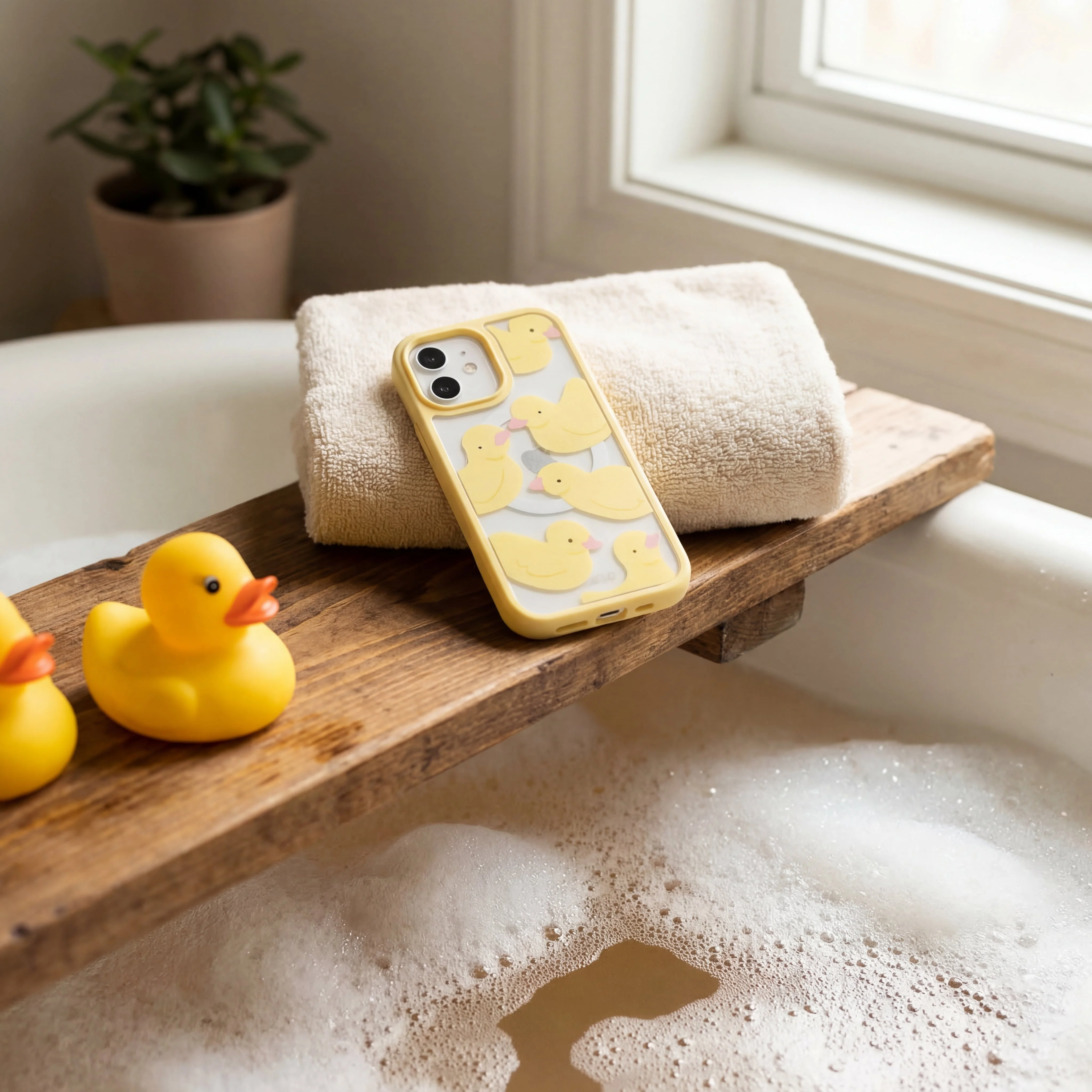 Clear Ducks iPhone 17 Case With Sunbeam Ridge (MagSafe included) - Image 2
