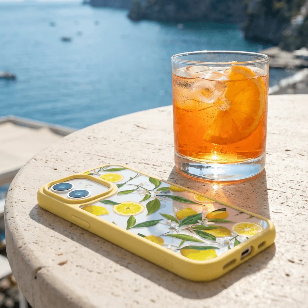 Clear Lemon Bloom iPhone 17 Pro Max Case With Sunbeam Ridge (MagSafe included) - Image 2