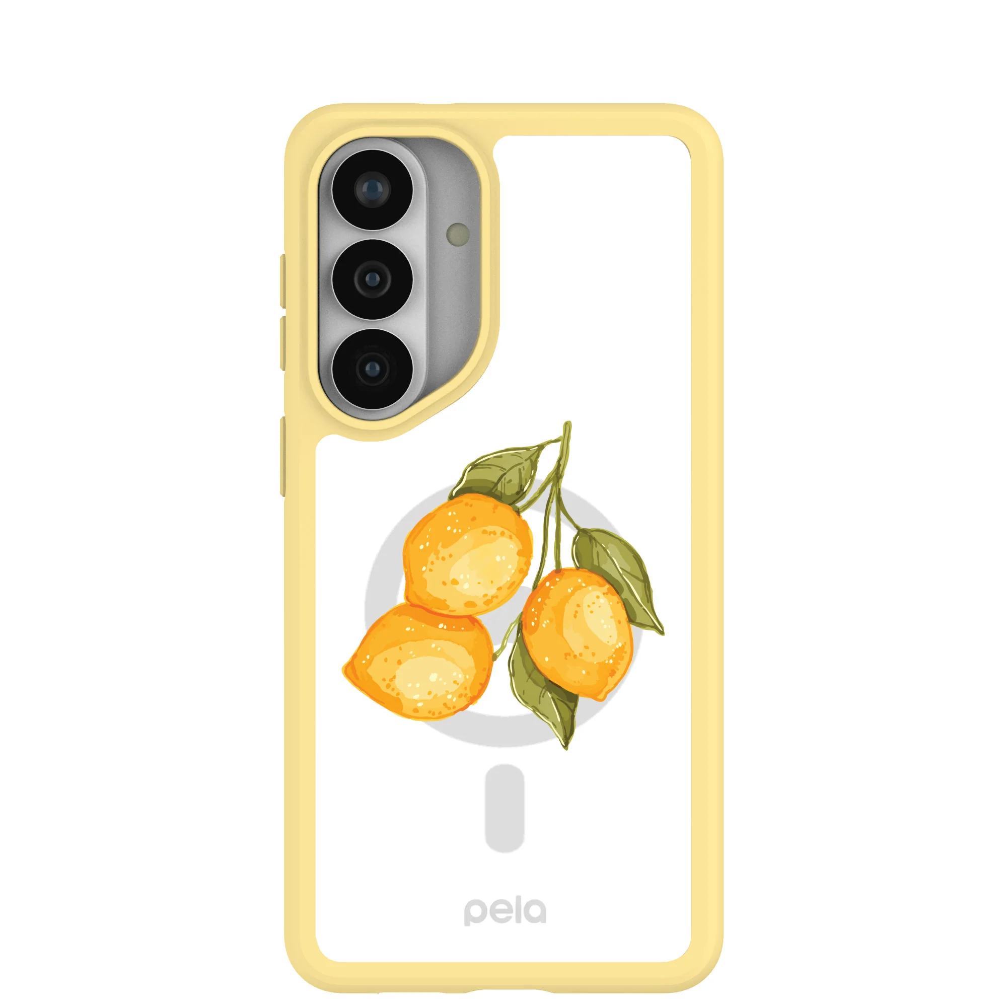 Clear Lemon Drop Samsung Galaxy S26+(Plus) Case With Sunbeam Ridge (Magnetic Charging included)